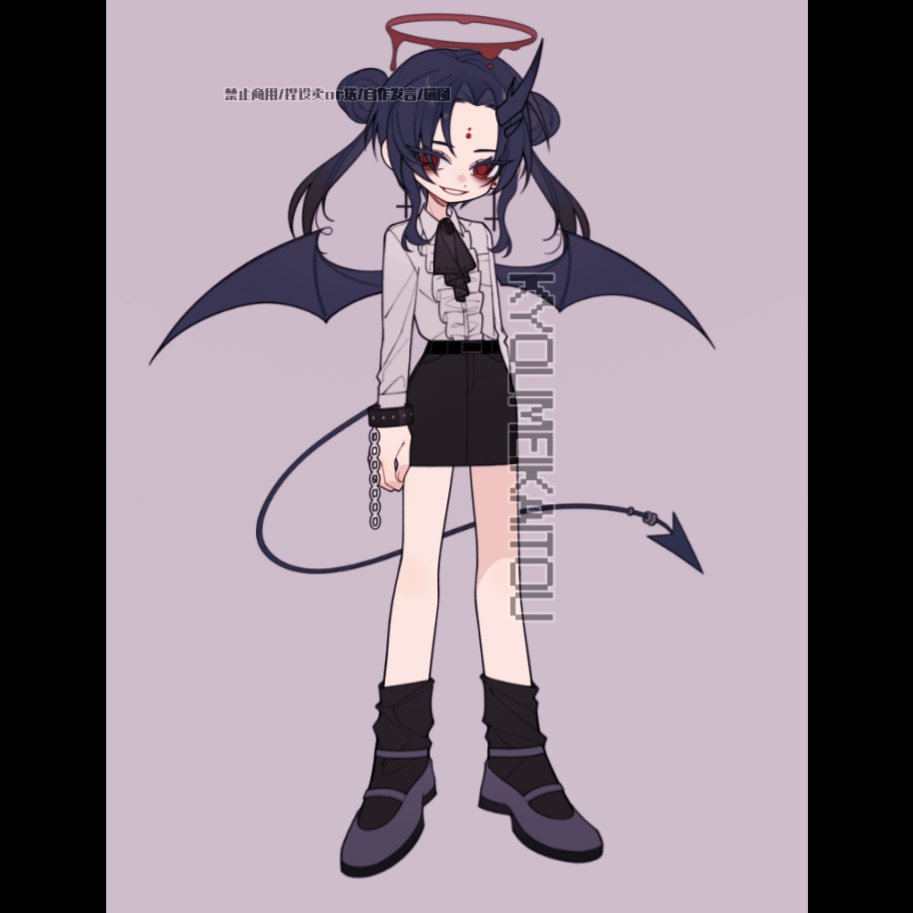 #꿈꾸자꿈안꾸면지옥가는걸로 
악마입니ㄷㅏ
타락해서 악마로 전향했다고 봐도 무방할 거 같네요
뿔 한쪽은 천사에게 날려먹혔습니다(뿔 한짝 박살내줄 천사 구함)
이름은 v 빌 v 외자 소악마 같습니다
악몽 꾸게 하는 걸 좋아함니다 이상