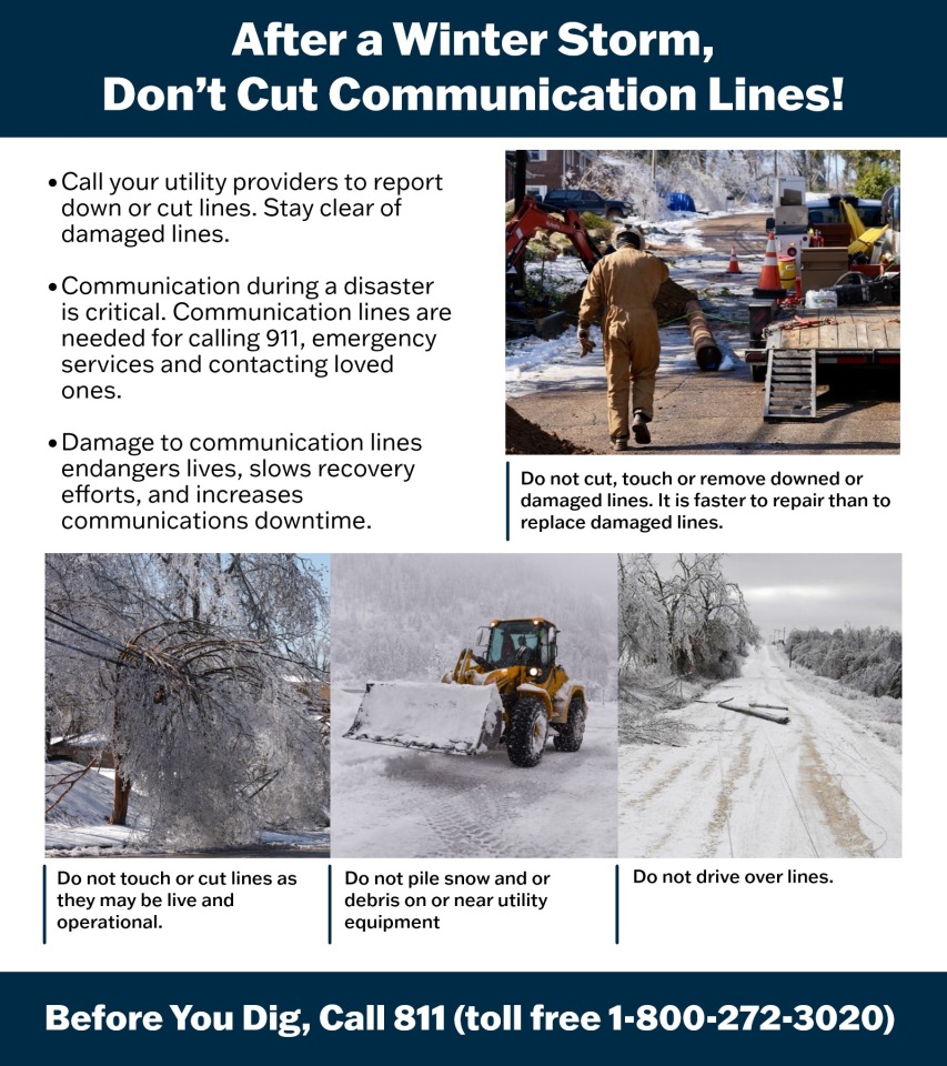 Utility crews are wrapping up restoration efforts in Northeast Georgia, but it's important to stay vigilant and report any remaining damage to power lines from the recent winter storm. Thank you for doing your part in supporting recovery efforts!