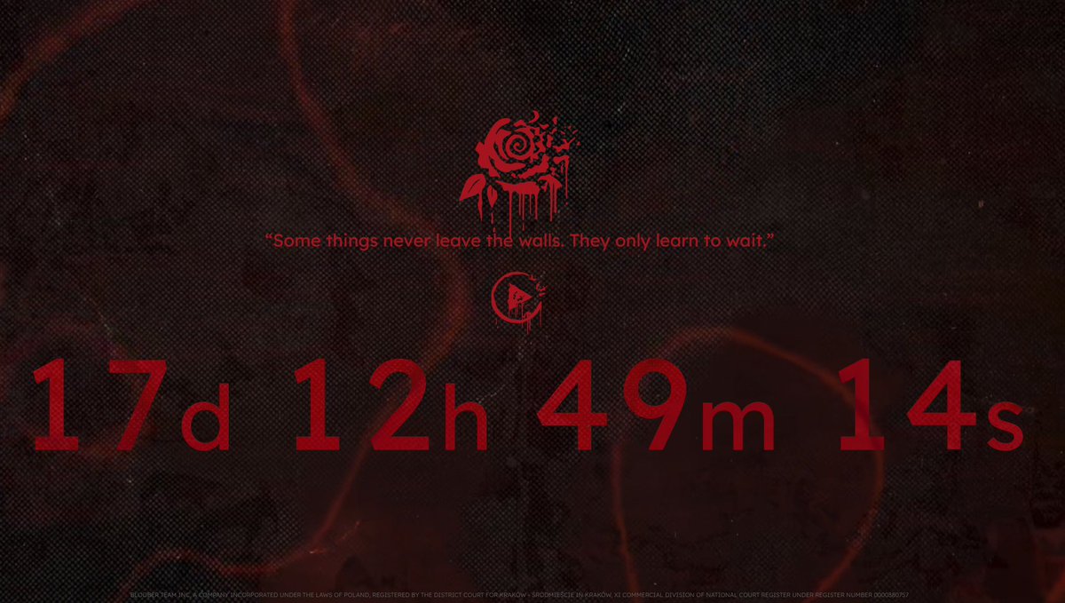 AlaabGaming's tweet image. 📢 رسمياً سيعلن استوديو Bloober Team عن مشروعه الجديد يوم 14 فبراير.

🔥 بعد سلسلة من التلميحات التي نشروها عبر الموقع التشويقي الخاص بهم،
حيث أوحوا بأن بعض الأسرار لا تختفي بل تنتظر الوقت المناسب للظهور 🥀