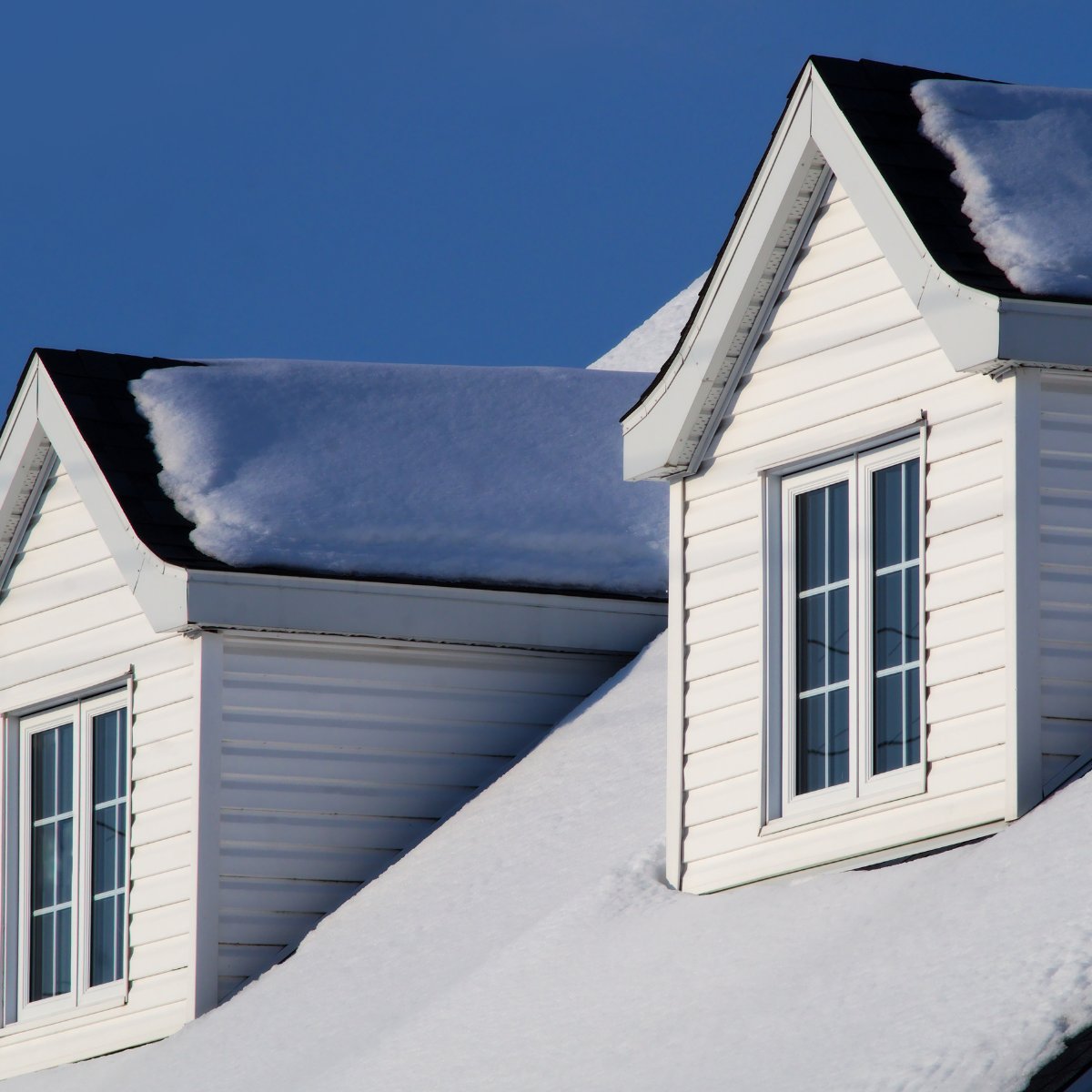 Roofs and eaves that have accumulated snow can cause major issues, especially when it starts to melt. Make sure to clear your roof and eaves to avoid ice damming, leaks, hidden moisture issues and potential mold growth. 
We find and fix sources of unhealthy #indoorair.