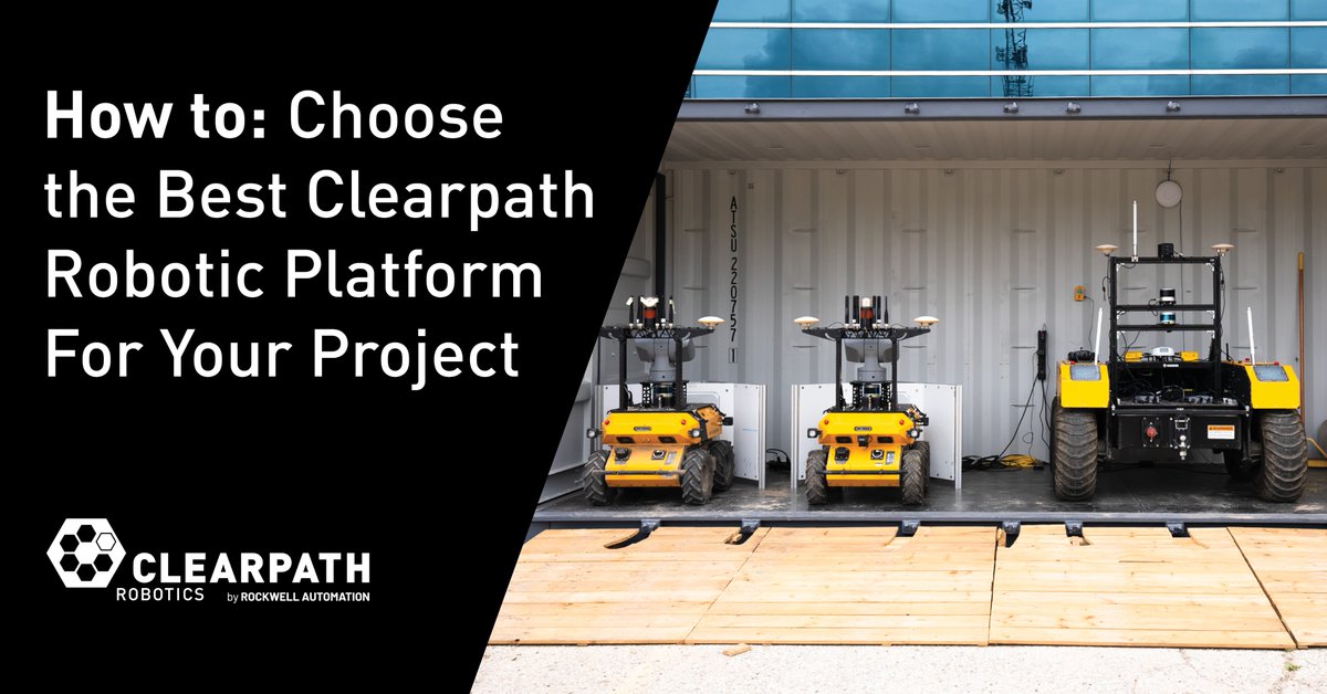 Clearpath Robotics by Rockwell Automation tweet media
