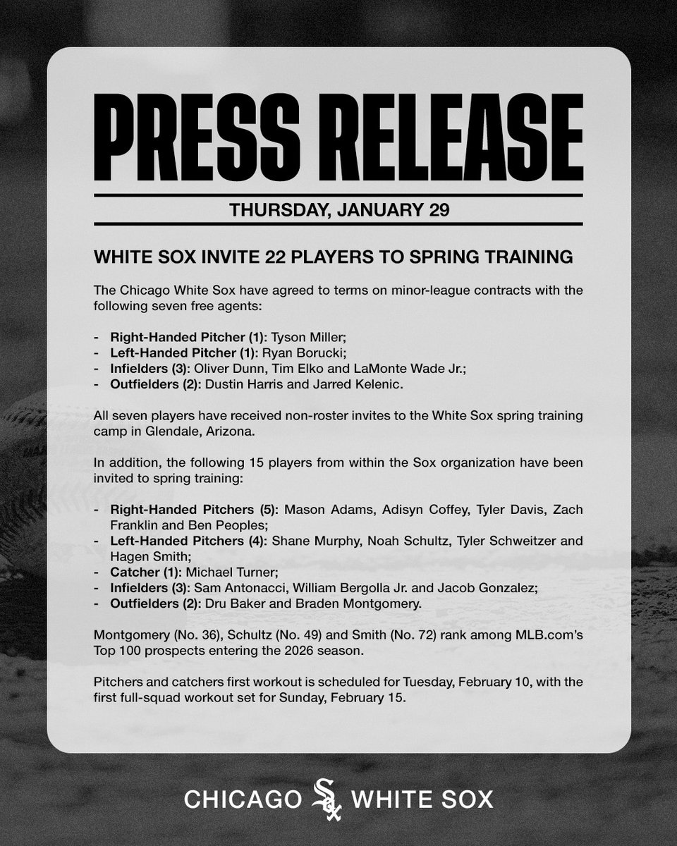 Chicago White Sox tweet media