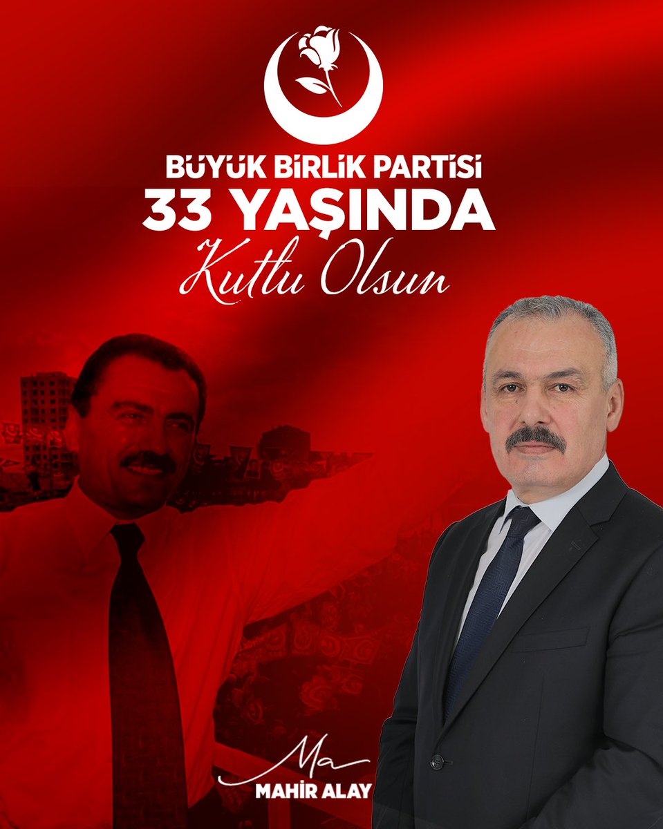 Değerli dava arkadaşlarım;

29 Ocak 1993’te merhum Muhsin Yazıcıoğlu tarafından kurulan
BÜYÜK BİRLİK PARTİSİ, kişilere ya da konjonktüre göre şekillenen bir yapı değil;
ilkeleri olan, köklü bir siyasi iradenin adıdır.

Bu dava bir emanettir.
Emanete sahip çıkmak;
günün şartlarına