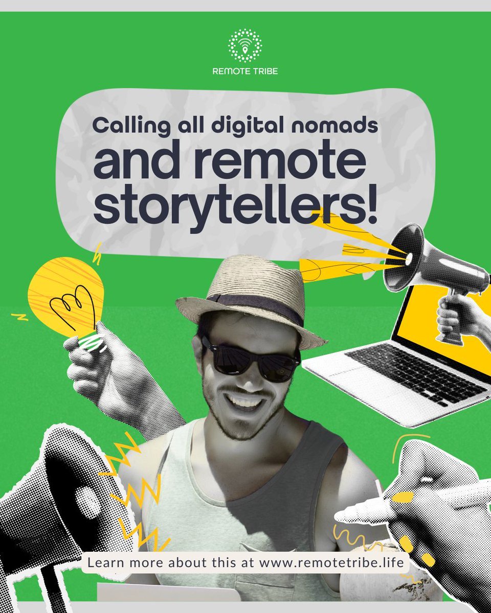 RemoteTribeLife's tweet image. ✍️ Calling all digital nomads &amp;amp; remote storytellers! 🌍 Your journey could be someone else’s roadmap. 👉 Write with us today. buff.ly/IFKSLlg 

#DigitalNomadCommunity #GuestWriter #RemoteWorkLife