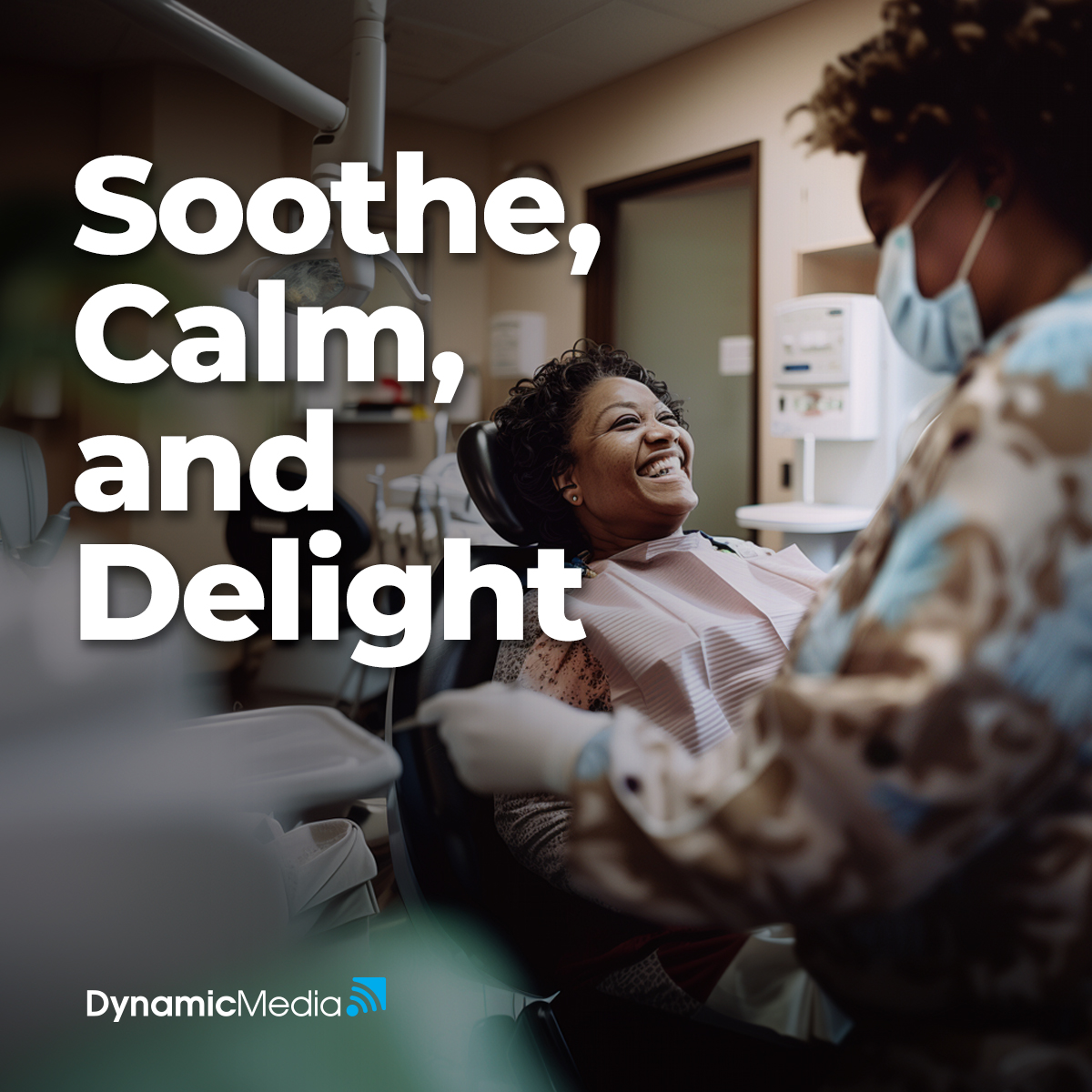 DynamicMediaSXM's tweet photo. In a dental office, every detail counts – especially the music. SiriusXM offers playlists that enhance patient well-being and create a relaxing environment. #DentalWellness #SoothingSounds #MusicHeals https://t.co/c6B0lPLjxB https://t.co/gtdDJVVegP