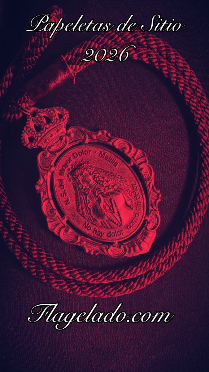 PAPELETAS DE SITIO I Se abre el plazo de inscripción para participar en las estaciones de penitencia 2026 tanto para portador@s como para el cortejo procesional. 

📆 Plazo de inscripción del 29 de enero al 1 de marzo. 
📍Inscripción online en :

flagelado.com/papeleta-de-si…