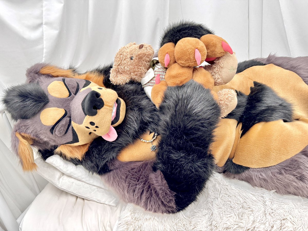 有休取ったから朝一でガンダムの映画見に行くねん…早く寝なあかんねん…
#FursuitFriday 
#なんだかんだランジャ
📷️<a href="/wansan_sebekun/">ワン ➩ ゆるもふ</a>