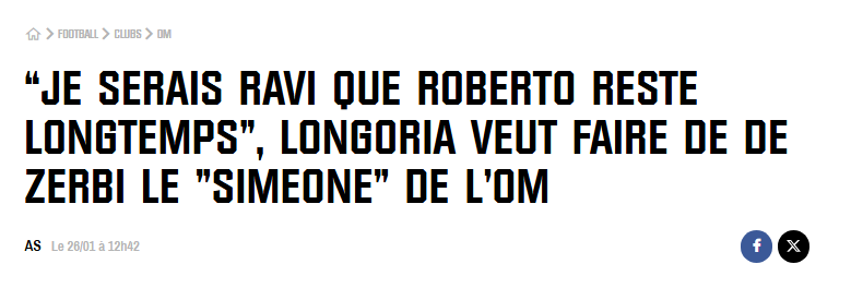 La déclaration date de lundi, c'est exceptionnel