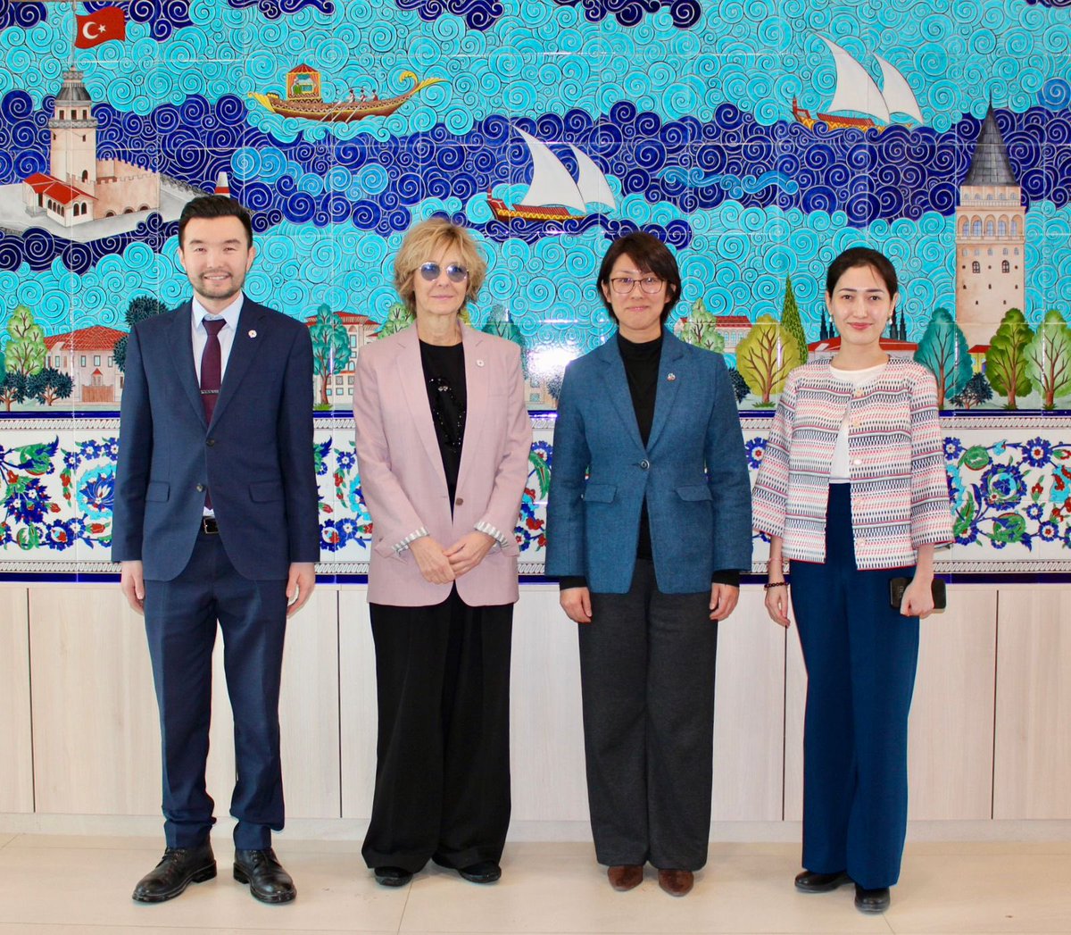 CicaSecretariat's tweet image. 29 Feb 2026 | Astana — #CICA DSG Zhang Ling held consultations with Ms. Biljana Milosevic, Head of the Regional Delegation in #CentralAsia, International Committee of the #RedCross, at #CICA_HQ, focusing on intersection of regional #security, humanitarian action &amp;amp;