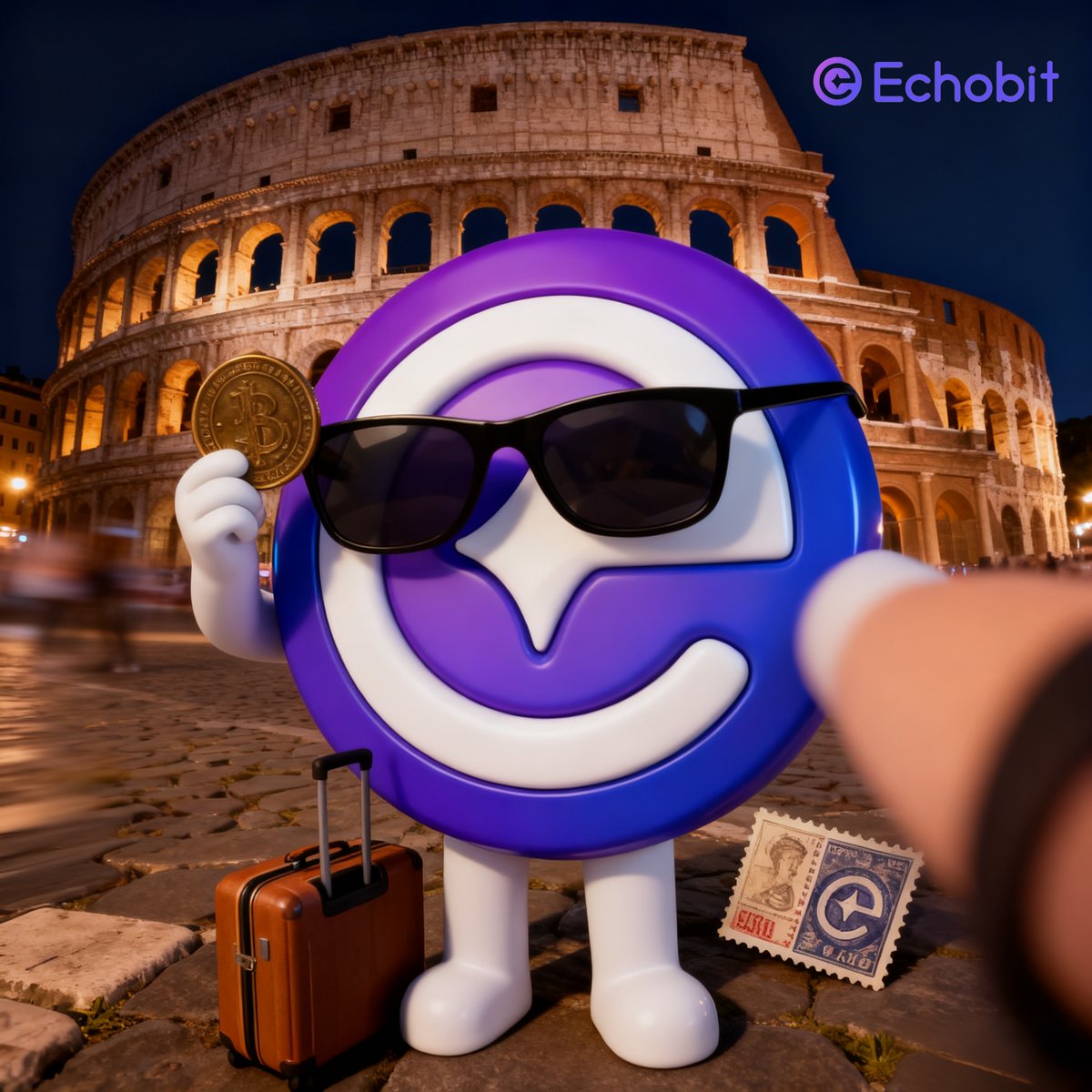 🔥【100U GIVEAWAY】Stop 7: Roman Colosseum🔥
🌟Where history meets fortune ✨

🎉10 lucky travelers will each receive 10U!

【How to Join】
✅Follow <a href="/EchobitExchange/">Echobit Exchange</a> 
✅Comment: Share your "Roman moment" in one sentence 
✅Tag 2 friends to join this historic journey

🛡️ More tags