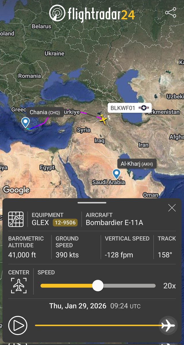 sipjack1776's tweet photo. While I slept 
Bombardier E-11A 🇺🇲
Battlefield Airborne Communications Node (BACN)
#AE54B4/129506/BLKWF01 
Chania>Prince Sultan 
@Borrowed7Time @MRAIDANya https://t.co/2jBenEjS2n
