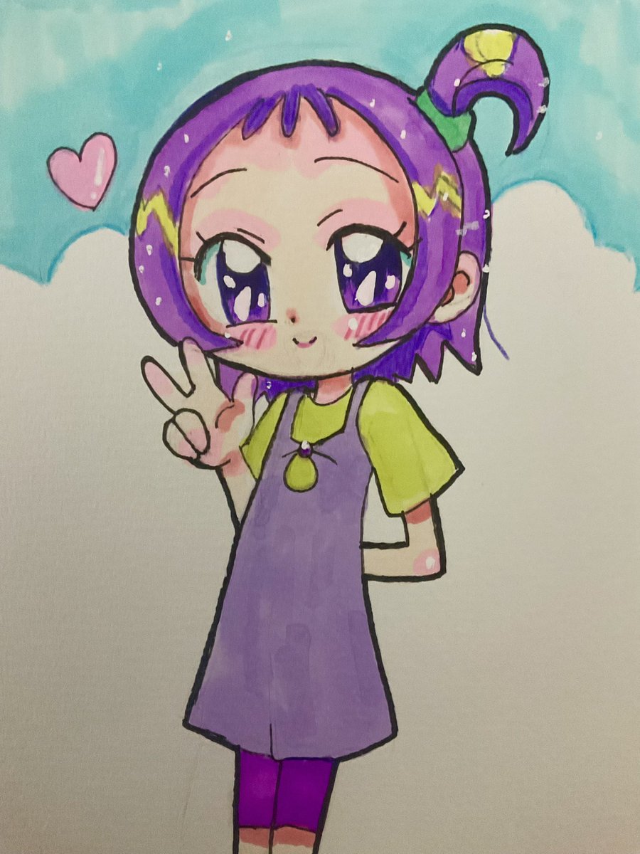 おんぷちゃん💜 #おジャ魔女どれみ #瀬川おんぷ