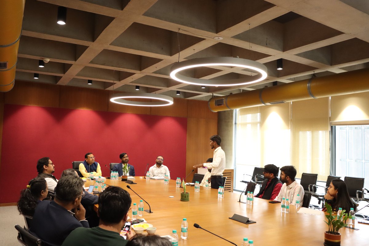 Shri <a href="/KishorBarmanBJP/">Kishor Barman</a>, Hon’ble Cabinet Minister of Higher Education, Panchayat &amp; General Administration (Political), Government of Tripura, <a href="/HigherTripura/">Department of Higher Education, Govt of Tripura</a> visited i-Hub Gujarat on 29/1/26 &amp; engaged in a roundtable discussion with <a href="/Hiranmay_HM/">Hiranmay Mahanta</a> &amp; later also interacted with startups