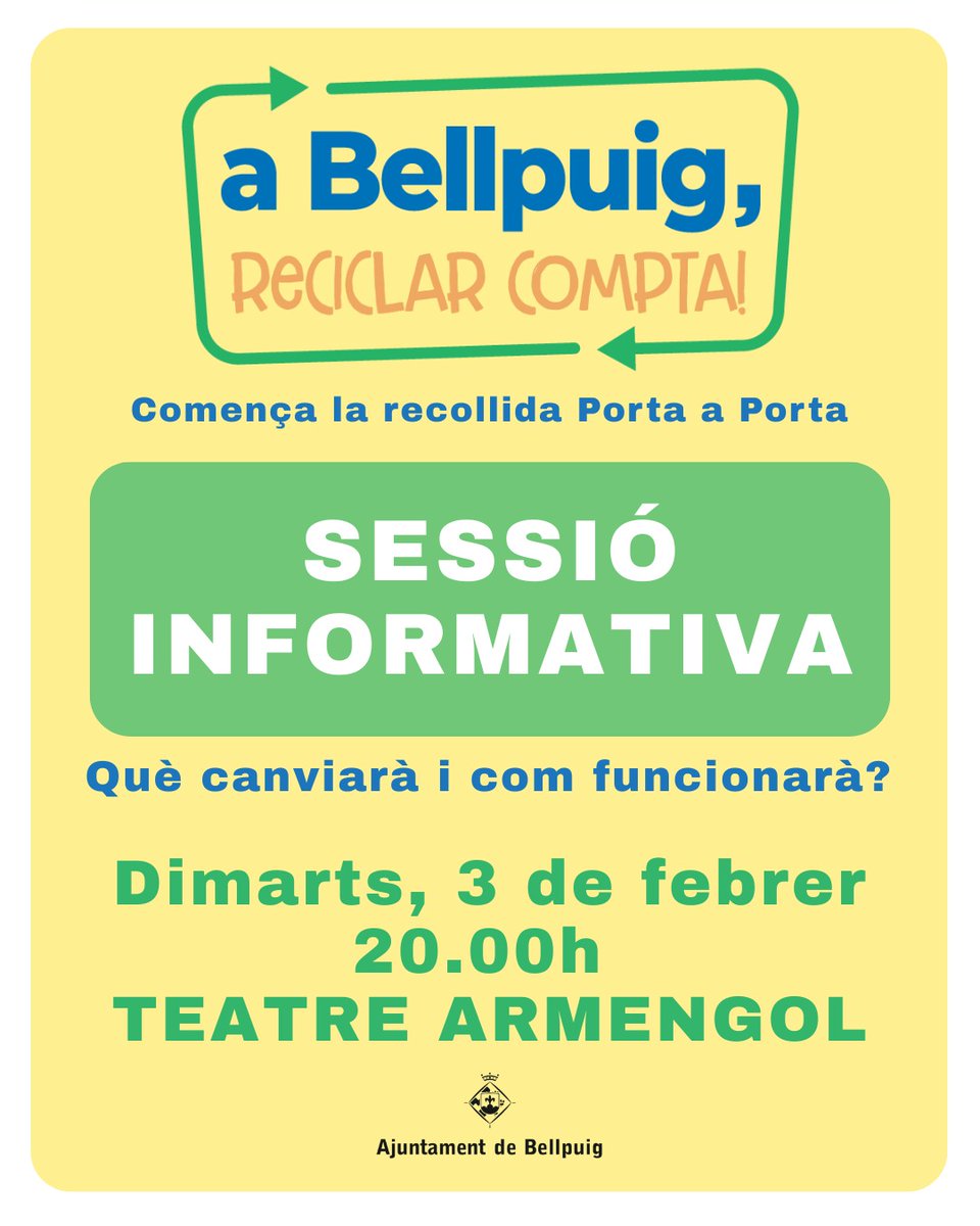 Ajuntament de Bellpuig tweet media