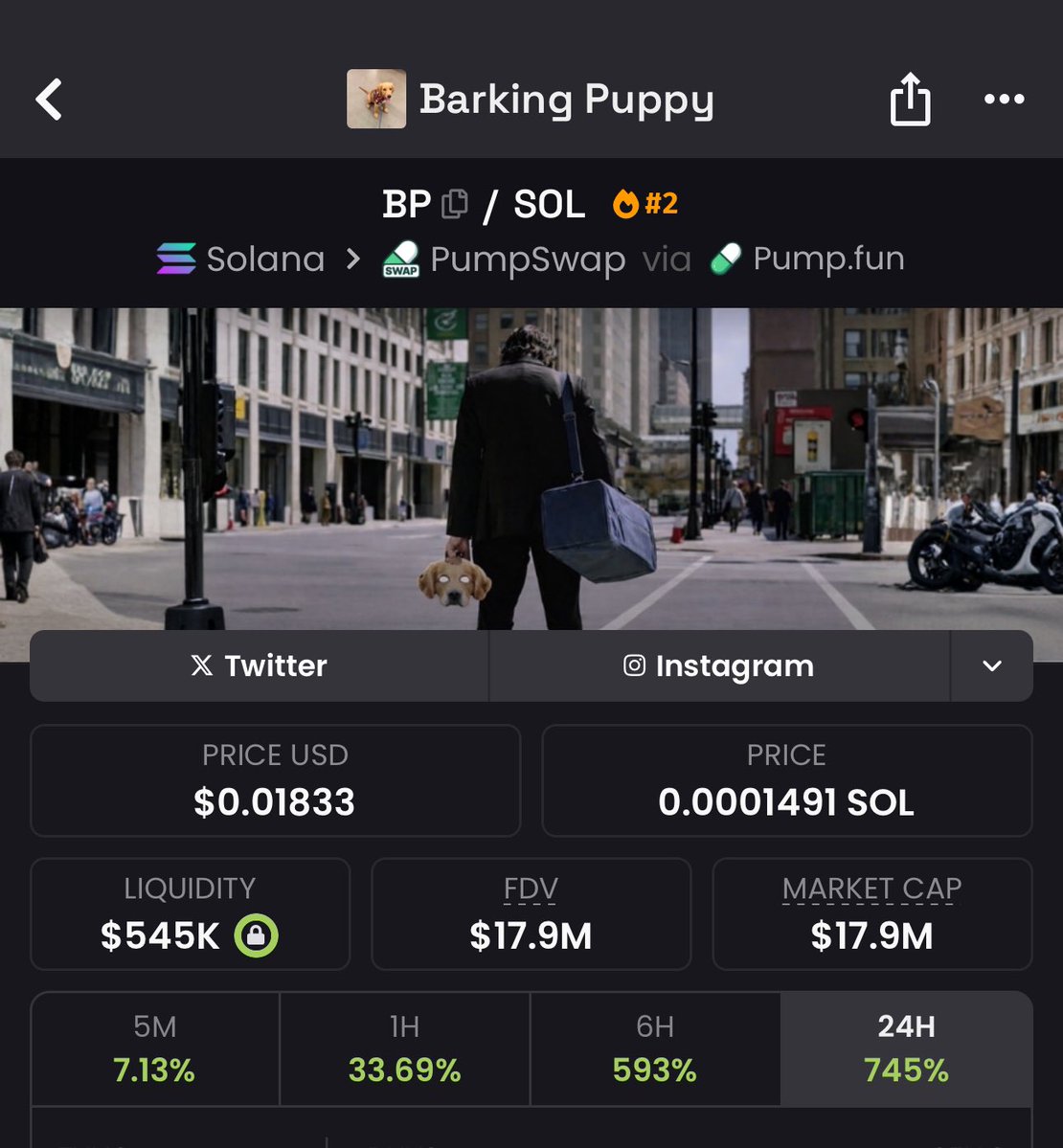 bleshgod's tweet image. PVE runner

@BPuppy80020 launched this

Biggest coin we’ve had since $TRUMP

Roaring Kitty’s return in 2024 added $8B in $GME market capitalization

The Gill brothers have the power to move a multi billion stock by billions and now they launched a dog coin?

and it’s only at 20M?…