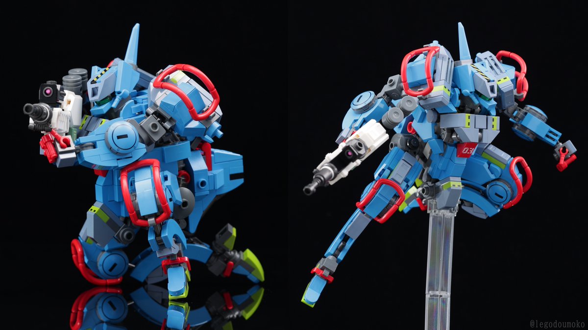 新作のオリジナルのロボです 今回は配色を学ぶ目的での制作で、自分