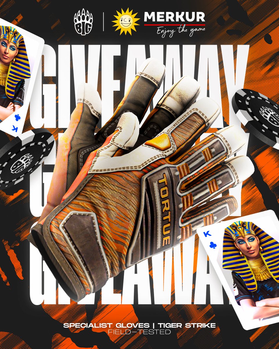 BIGCLANgg's tweet image. ᵂᴱᴿᴮᵁᴺᴳ
Upgrade your inventory with Merkur 🌞

To enter the giveaway:
- Follow @BIGCLANgg
- Repost and Like
- Tag 2 friends

Good luck! Winner drawn February 17th.