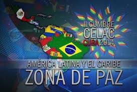 Un día como hoy de 2014 la CELAC proclamó, en La Habana, a América Latina y el Caribe como Zona de Paz. La artera agresión yanqui a Venezuela es una violación flagrante de esa condición y debe ser firmemente repudiada. #CubaConVenezuela