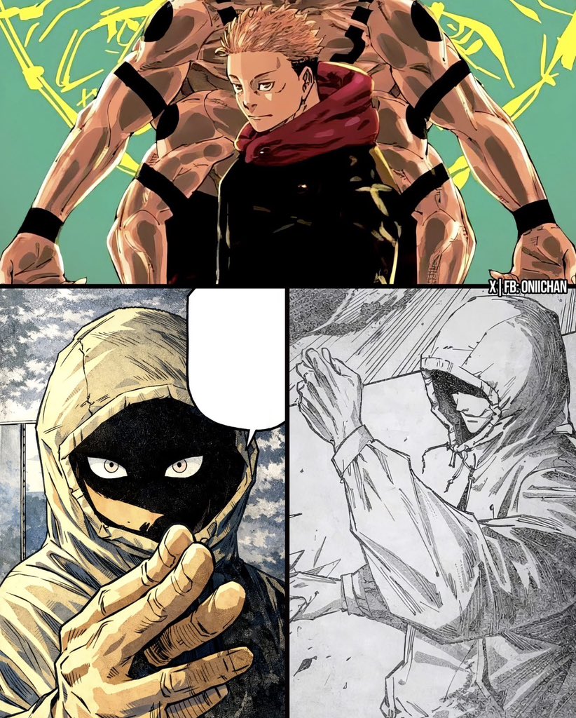 JJKcontents's tweet image. 68 years later, Yuji has mastered:
- Blood Convergence 
- unli Black Flash 
- Dismantle (World Cutting Slash)
- Left Right, Good Night !