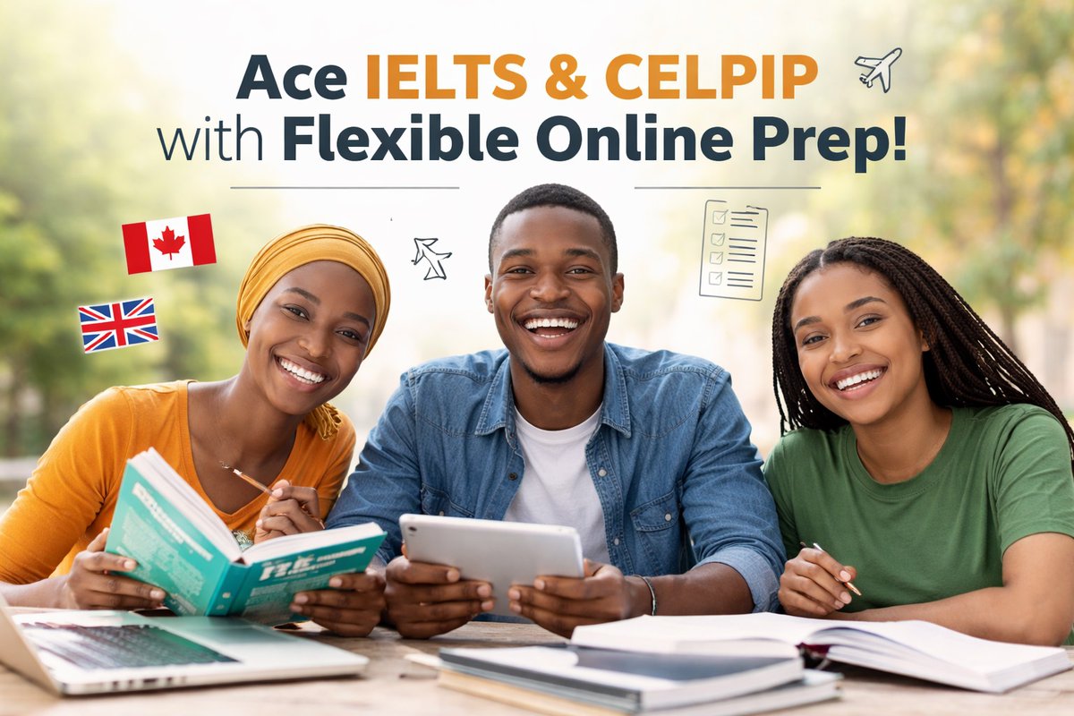 studentsforumng's tweet photo. More Nigerians are choosing flexible online preparation to succeed in IELTS, CELPIP, and other international exams for study abroad and immigration. With busy schedules and rising competition, self-paced digital learning is helping candidates study ....

https://t.co/PoRq0wNKIM https://t.co/RKx3Obpqyd