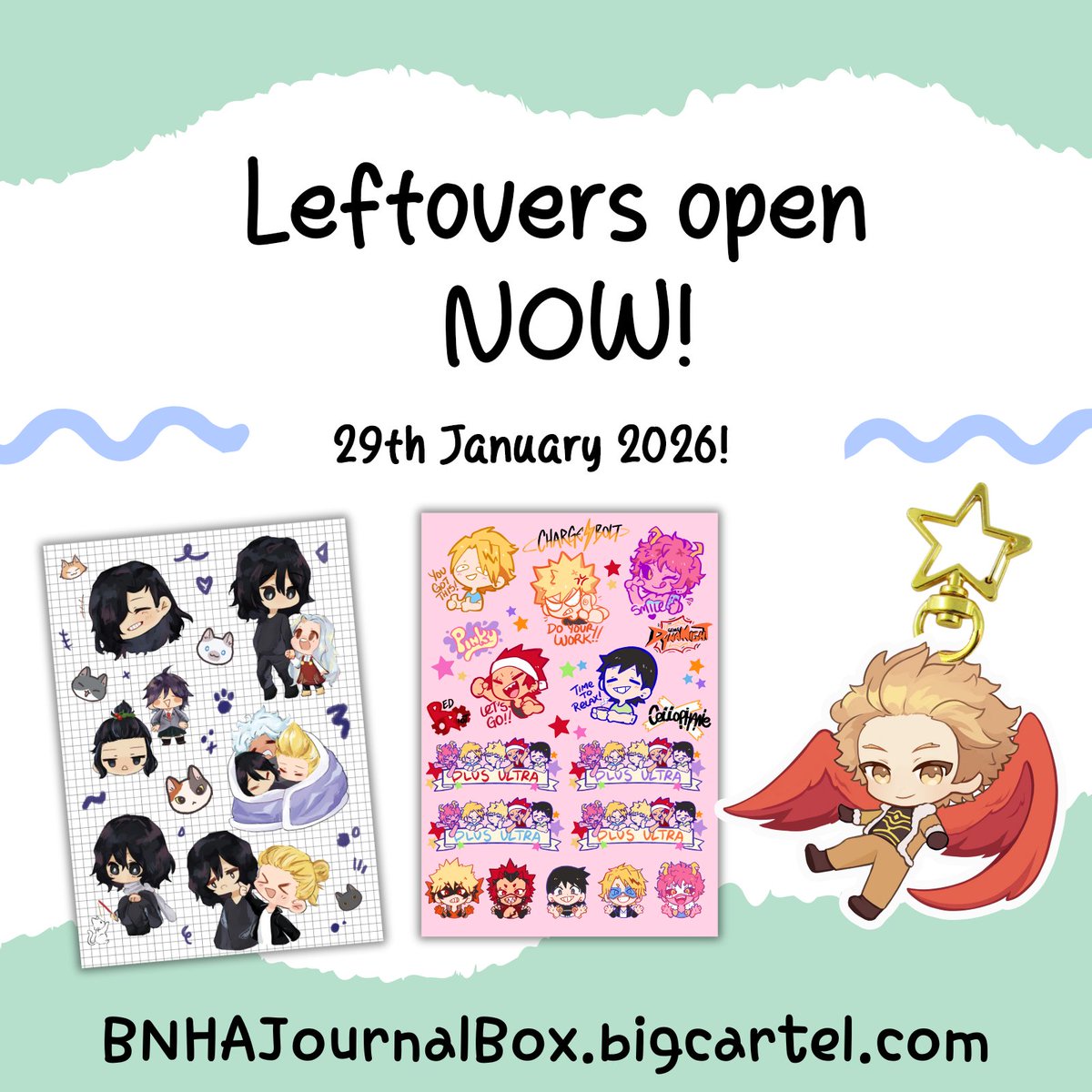 Quirks And Scribbles: BNHA Merch Box tweet media