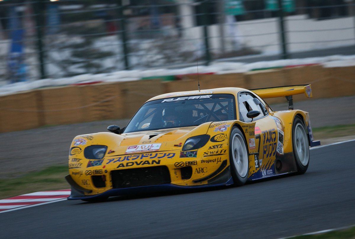 懐古厨なう 2004年 雨宮アスパラドリンクRX7 こんなマシーンも走って