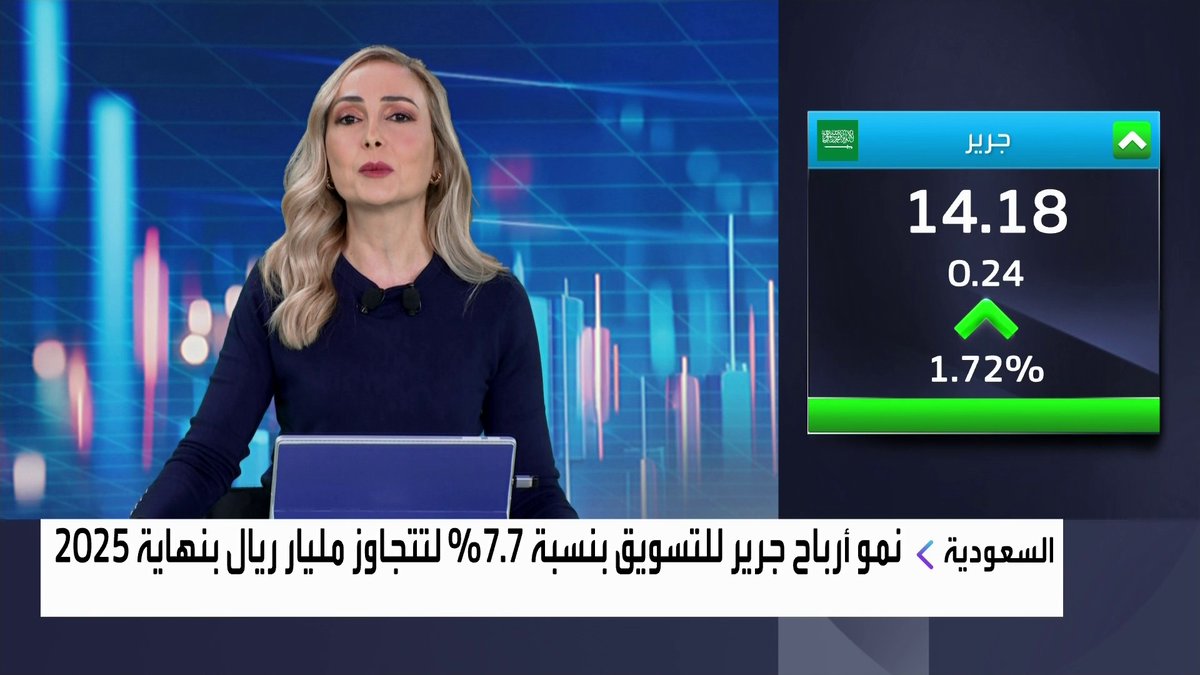 نمو أرباح "جرير للتسويق" بنسبة 12.5% إلى 310 ملايين ريال بالربع الأخير 2025 جرس الإغلاق _Business 