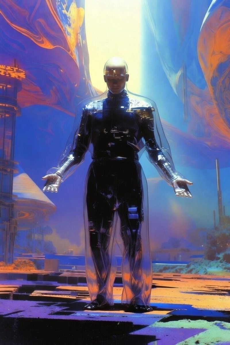 Random Things from Latent Space      
- Symbiosis -      
#AIイラスト #AIart #grok #digitalart