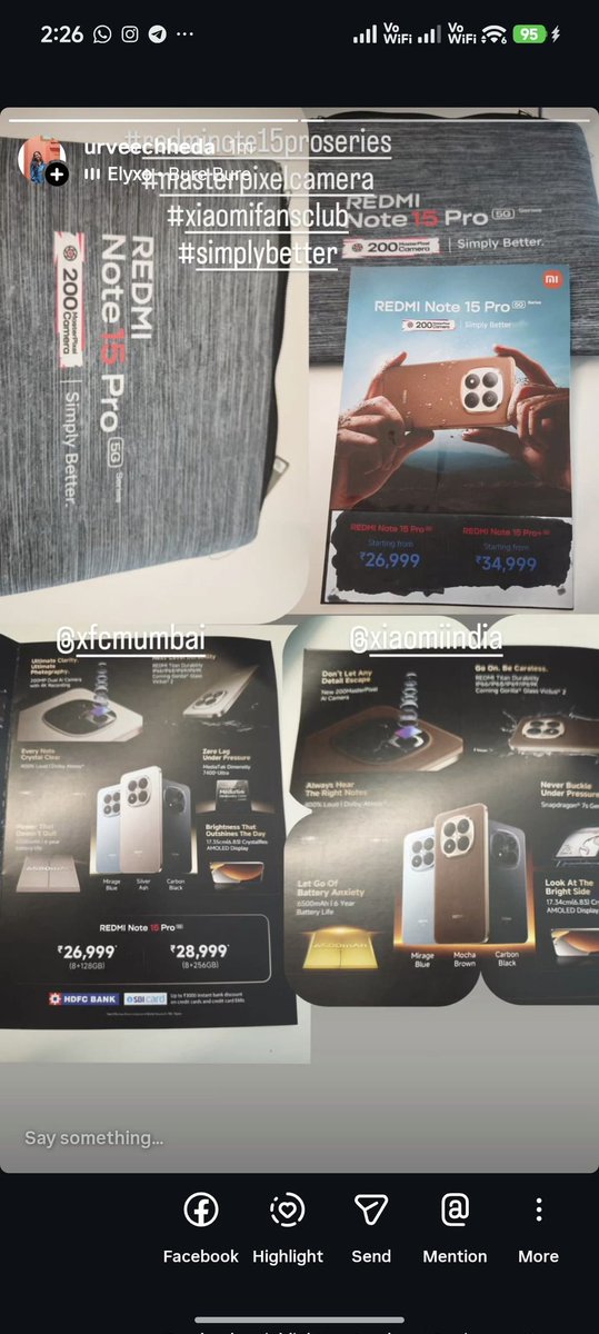khushiTailor23's tweet image. #REDMINote15ProSeries #masterpixelcamera #XiaomiFansClub