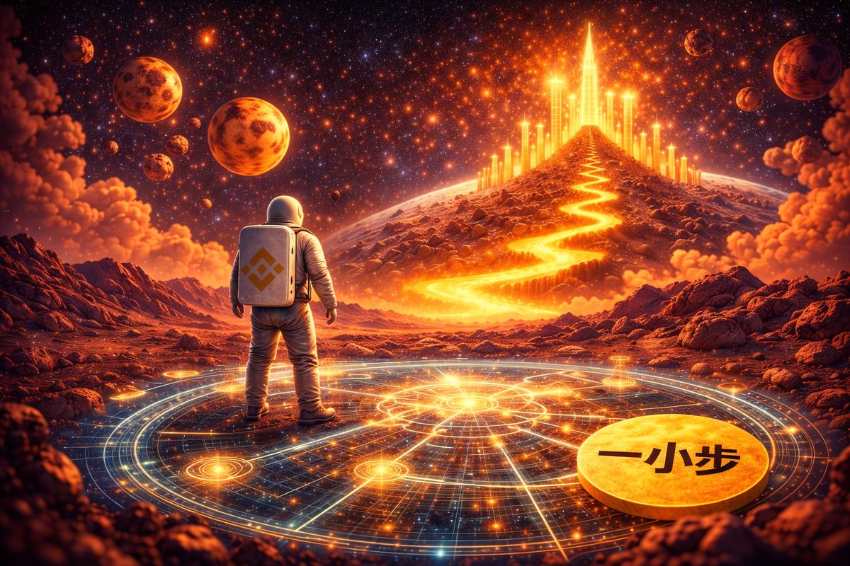 A small step. 
市场习惯追逐结果，用涨跌定义成败，用速度衡量价值。 
但历史从不这样记录。 
它只记住： 在混乱之前， 谁先把秩序搭好。 
在叙事尚未成型、热度尚未点燃之前， 我们选择先把社区搭起来。 
不急于被看见，而是先理清结构、节奏与边界。