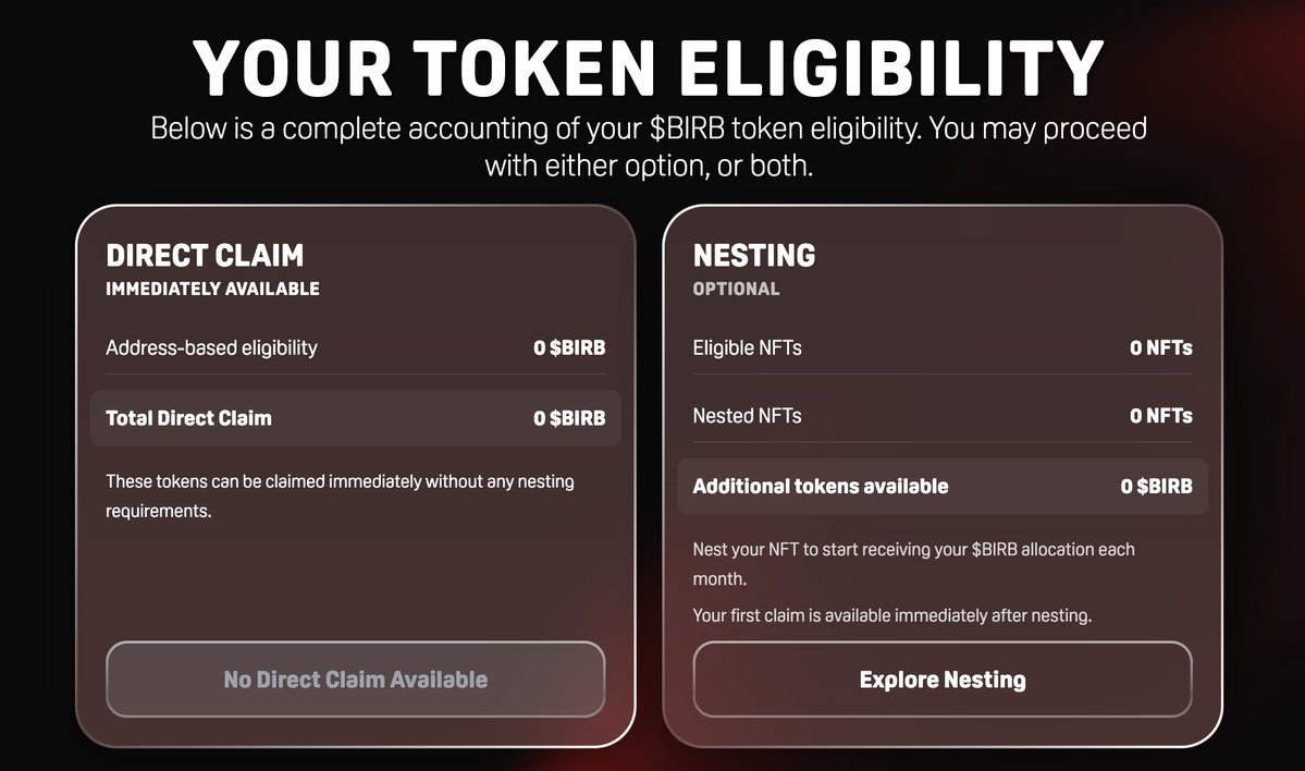 Holding 3 SBTs
Yapping 6 Months

Thank You $BIRB 🦉 Thank You <a href="/spencer/">Spencer</a>