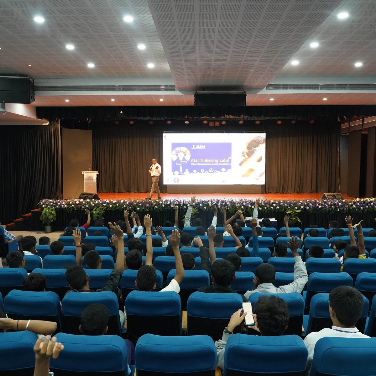 NHCEOfficial's tweet photo. Day 2 of the AICTE Bootcamp at NHCE focused on AI in School Innovation, with engaging sessions that introduced students &amp; teachers of PM SHRI Schools to future-ready learning and innovative thinking.

@AICTE_INDIA 

#NHCE #AICTEBootcamp #SchoolInnovation #ArtificialIntelligence https://t.co/3PhORQAuas