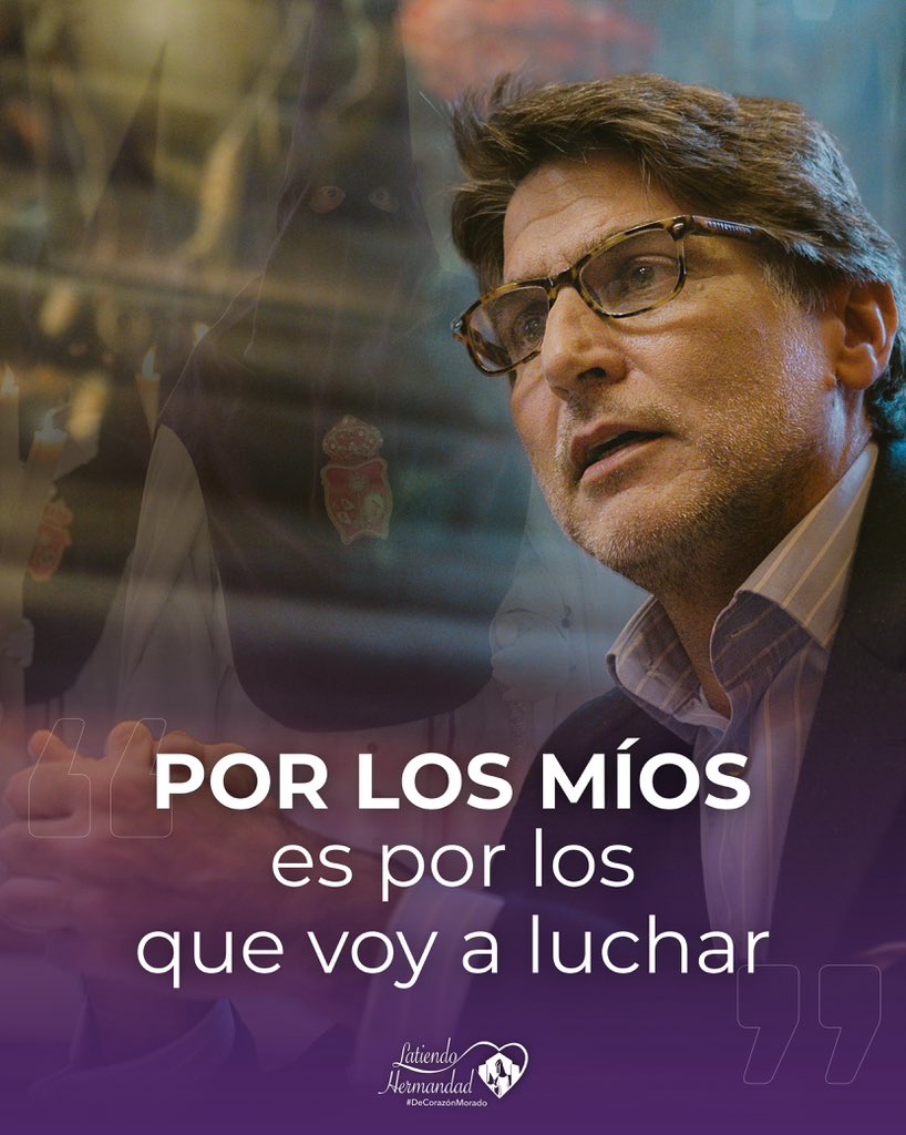“Pᴏʀ ʟᴏs ᴍɪ́ᴏs es por los que voy a luchar.”

Si aún no conoces nuestro programa aquí podrás consultarlo 👉🏽candidatoemiliojimenez.es/programa/

💜 #LatiendoHermandad #DecorazónMorado