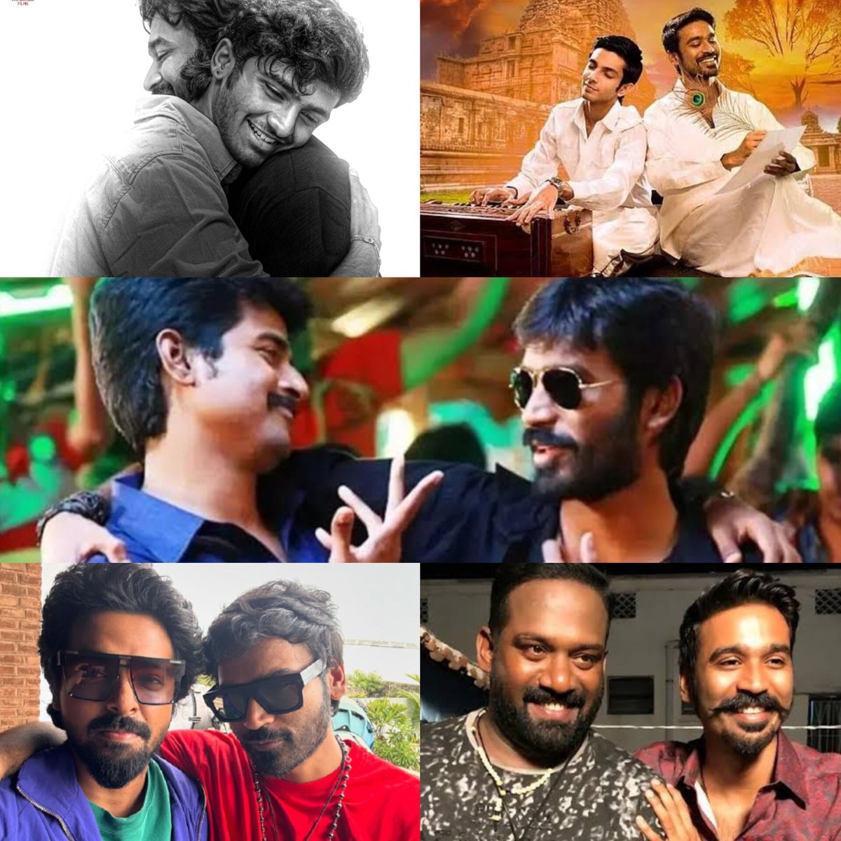 Sugumar_Tweetz's tweet photo. #Dhanush (these are just a few -there are many more talents in the list) has always believed in new talent 💯

𝐌𝐮𝐬𝐢𝐜 𝐃𝐢𝐫𝐞𝐜𝐭𝐨𝐫𝐬 

#GVPrakash – Polladhavan
#Anirudh – 3
#SeanRoldan – Pa Paandi
#SaiAbhyankkar – #D55

𝐀𝐜𝐭𝐨𝐫𝐬

#Sivakarthikeyan – 3, Ethir Neechal
#RoboShankar – Maari
#AishwaryaLekshmi

𝐃𝐢𝐫𝐞𝐜𝐭𝐨𝐫𝐬 

#VigneshShivan – Naanum Rowdy Dhaan
#MithranJawahar – Many Films
#Velraj
#KenKarunas