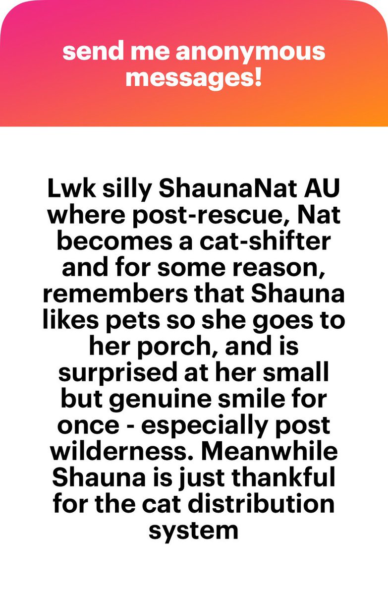 NewYJPrompts's tweet photo. Cute! #CatNat #ShaunaNat https://t.co/VhOWe3P1eE
