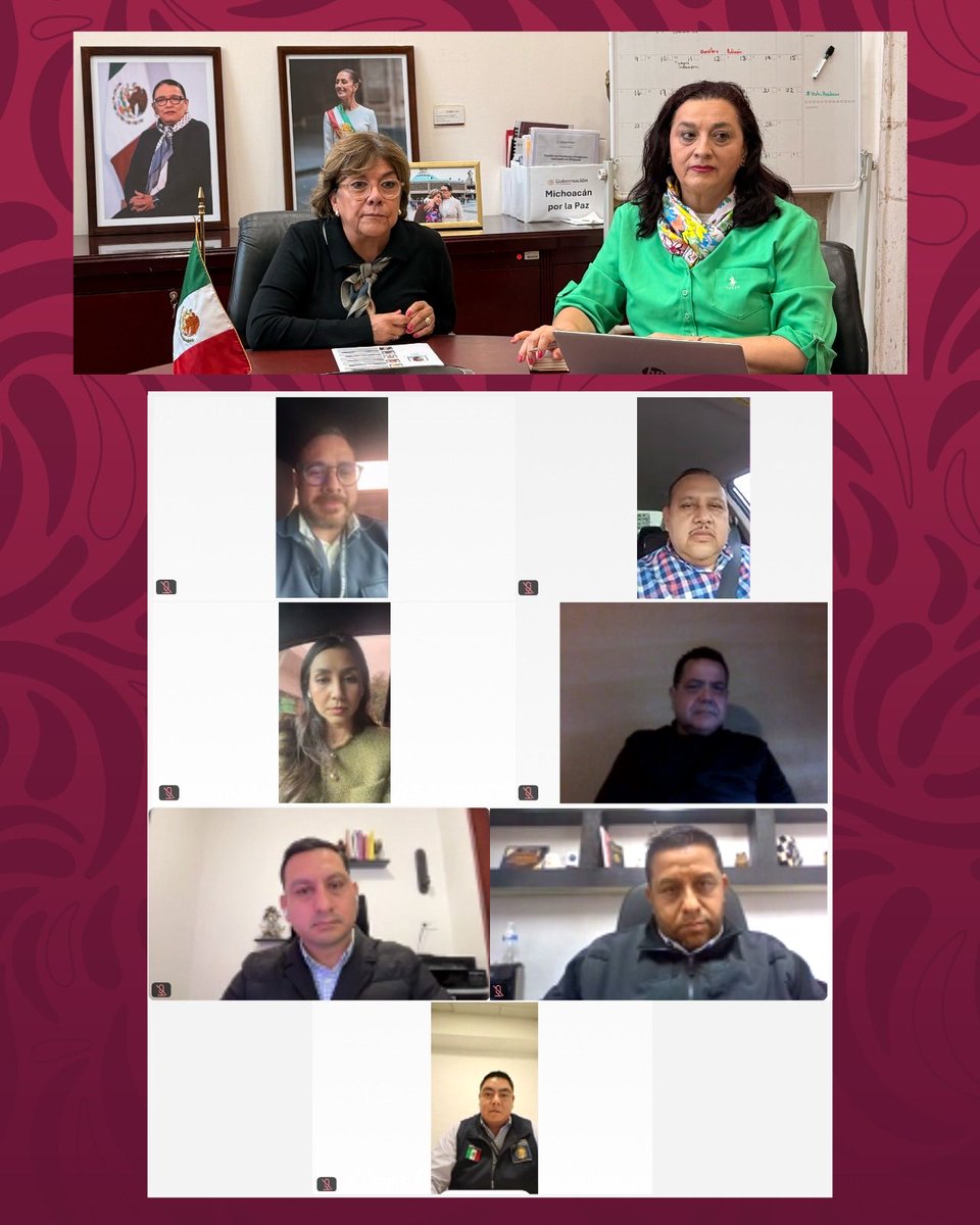 Reunión virtual con las y los Secretarios Técnicos de las Mesas de Paz de Baja California, para dar seguimiento a los acuerdos de las mesas y coordinar acciones de la estrategia #AtenciónALasCausas  <a href="/martha_lop/">Marha López</a>