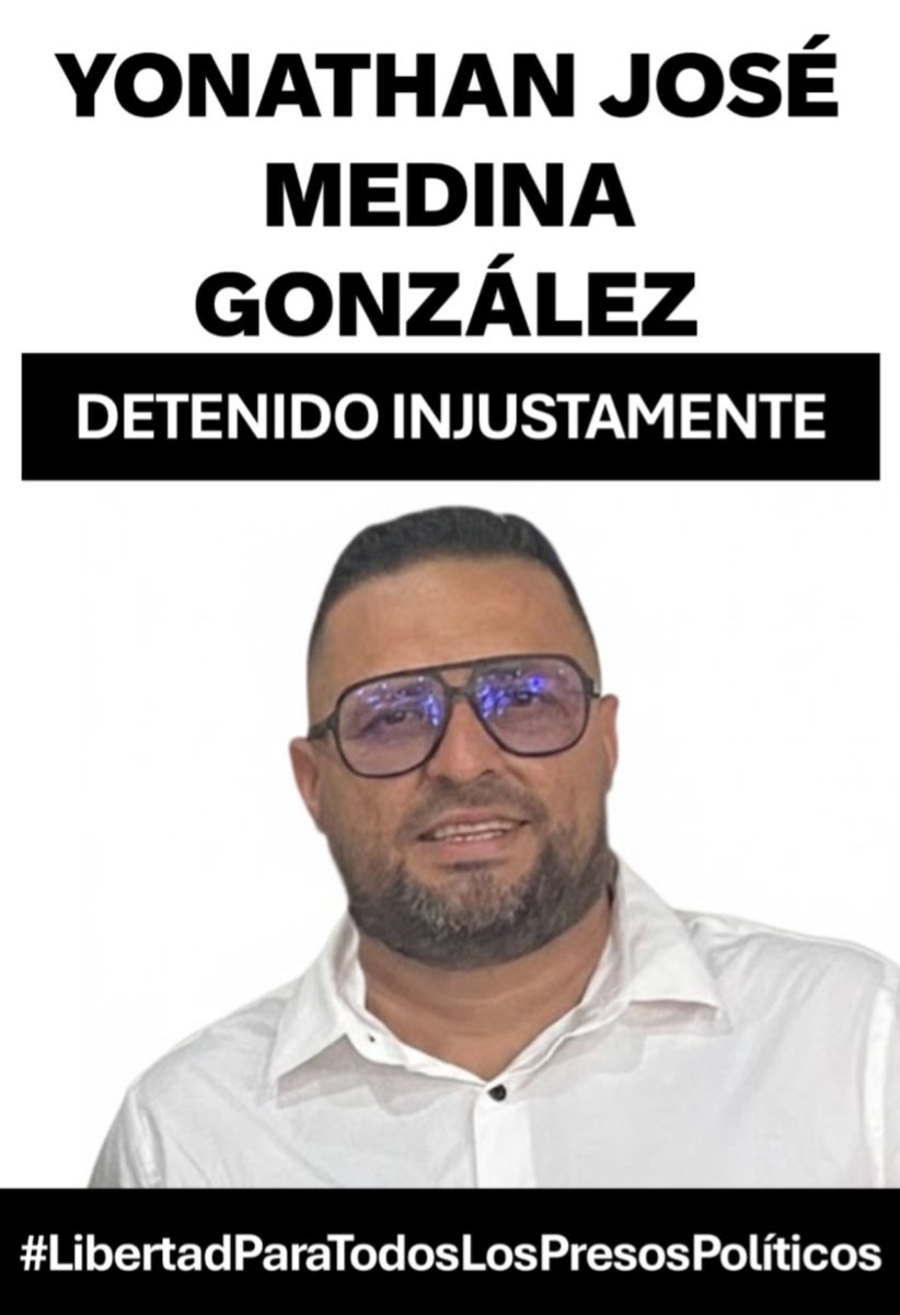 AlexisFRamosP's tweet image. #29Ene Es oportuno recordar que Yonathan Medina, Luis Gutierrez, Yesenia Aranda y Xiomara Ortiz, #PresosPoliticos en Venezuela aún siguen alejados de sus familiares y con procedimiento jurídico no ajustado a derecho. Elevamos nuestra voz por su Excarcelación.