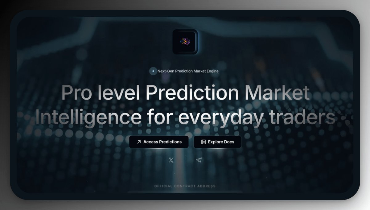 𝐀𝐈 + 𝐩𝐫𝐞𝐝𝐢𝐜𝐭𝐢𝐨𝐧 𝐦𝐚𝐫𝐤𝐞𝐭𝐬.
Pediction markets are growing fast than ever from election, sports , real estate and so on.

But there’s a gap …too much noise, weak signals, human sentiment ,always late and you keep losing money.

Here’s how $PREKOG is fixing this🔻