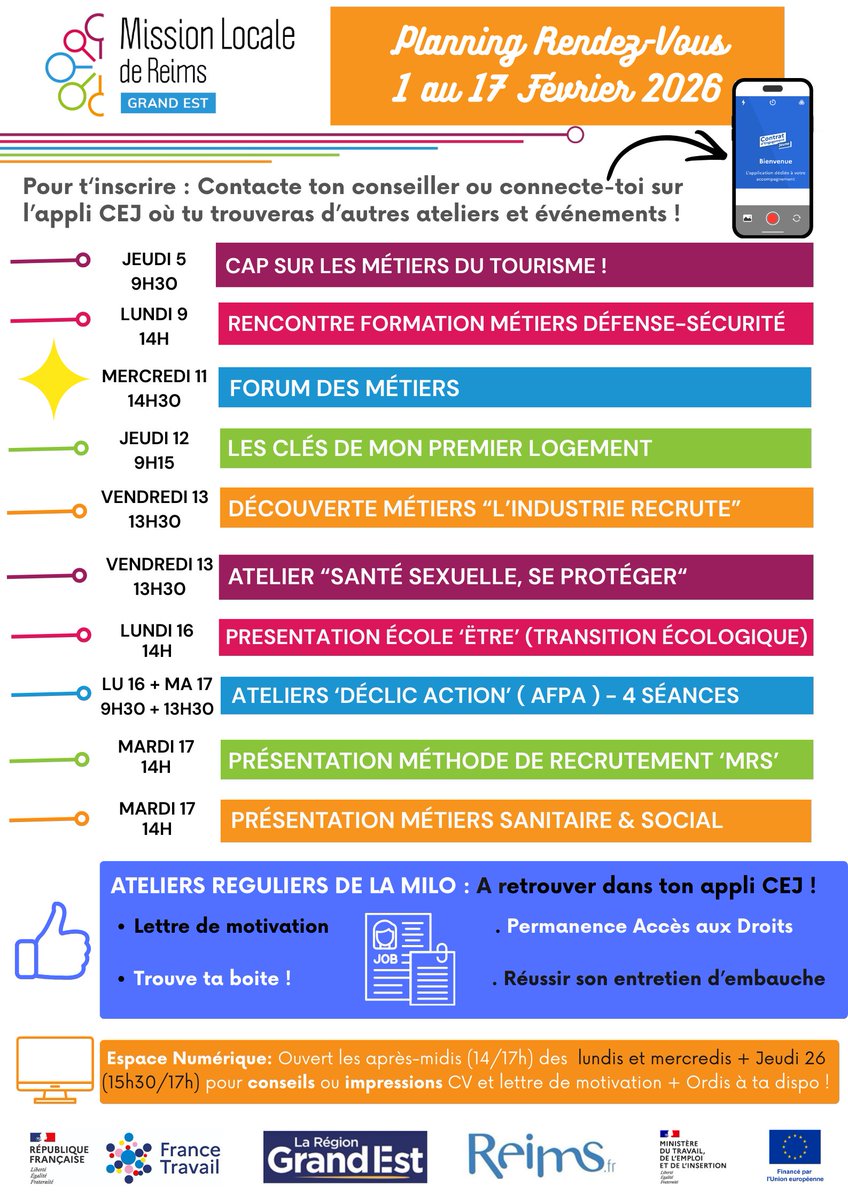Mission locale REIMS tweet media