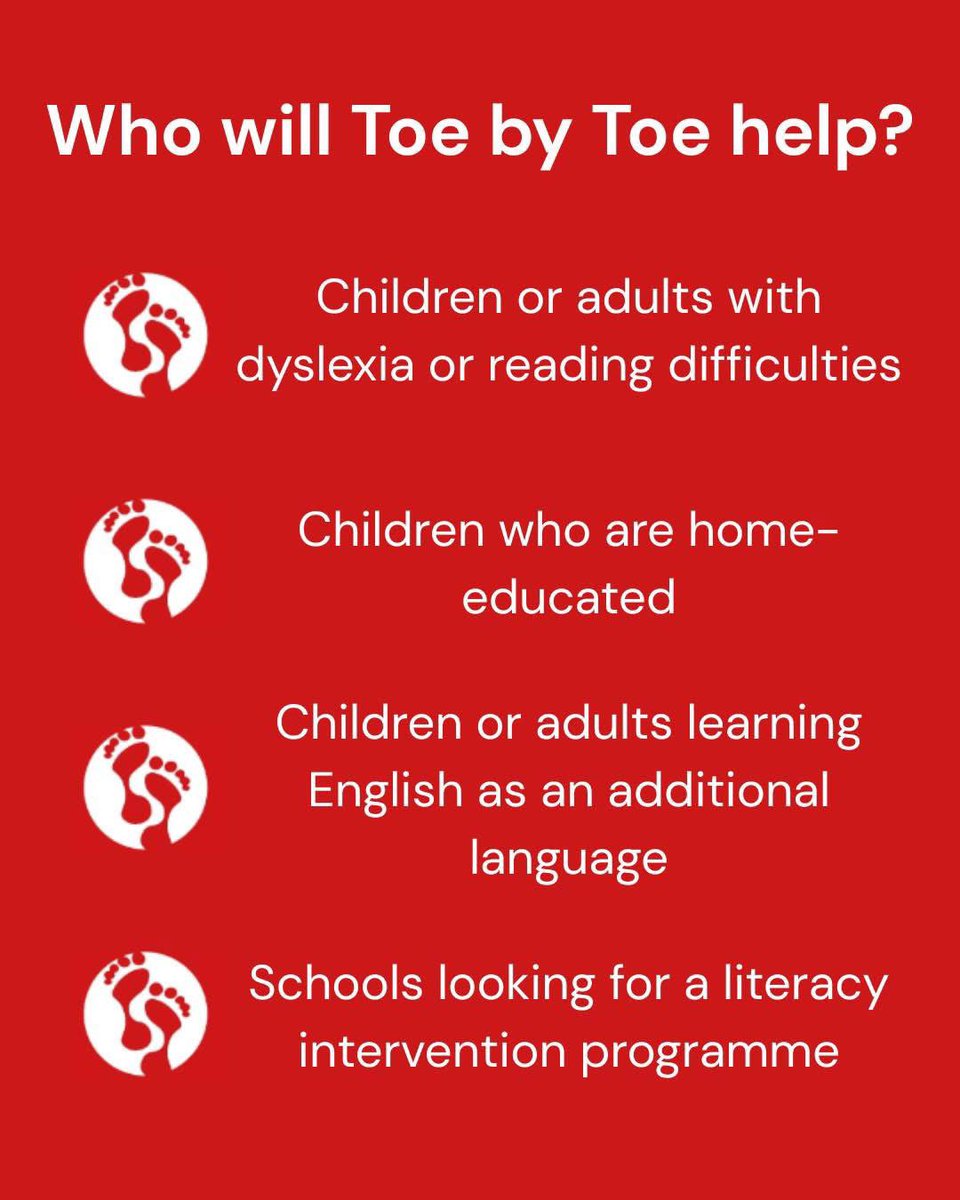 Toe by Toe and dyslexia tweet media