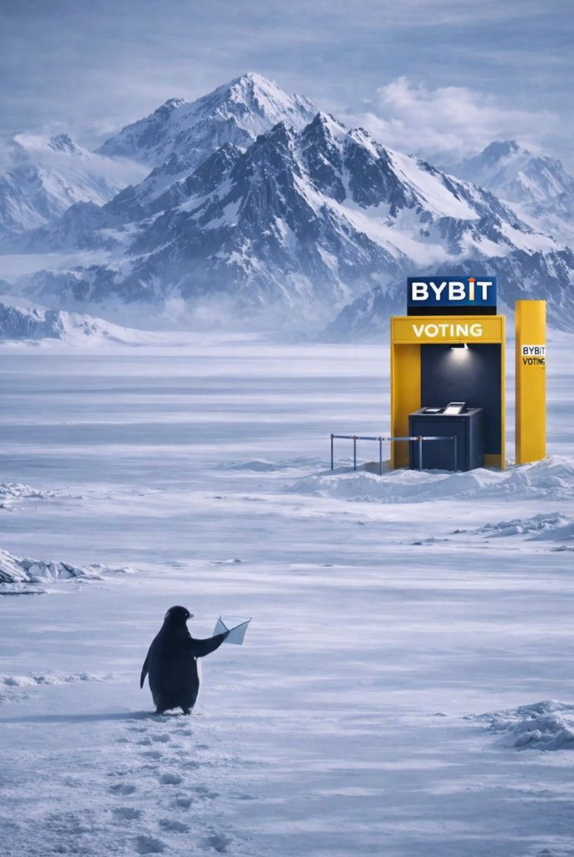 The Penguin marches to the Bybit voting booth to break all records with 270M+ votes within minutes ✉️🐧