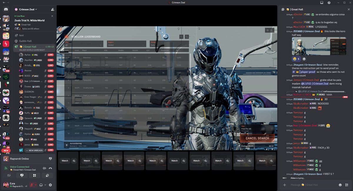 Had a blast at tonight’s game night with the
<a href="/crimsonzealgg/">Crimson Zeal</a> fam.  

Loving the game and honestly… I’m way more eager to play <a href="/WilderWorld/">Wilder World</a> more often.