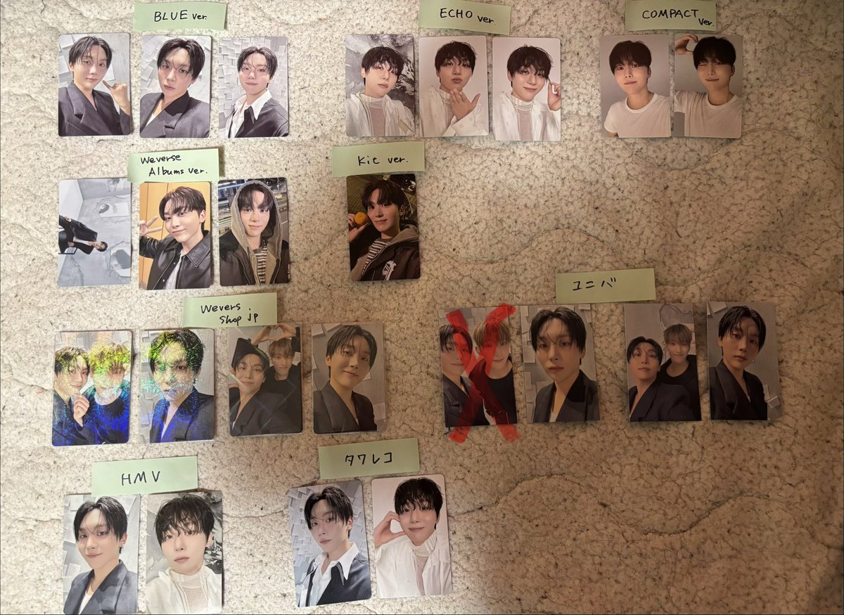 SEVENTEEN セブチ DXS dドギョム スングァン Serenade トレカ 交換