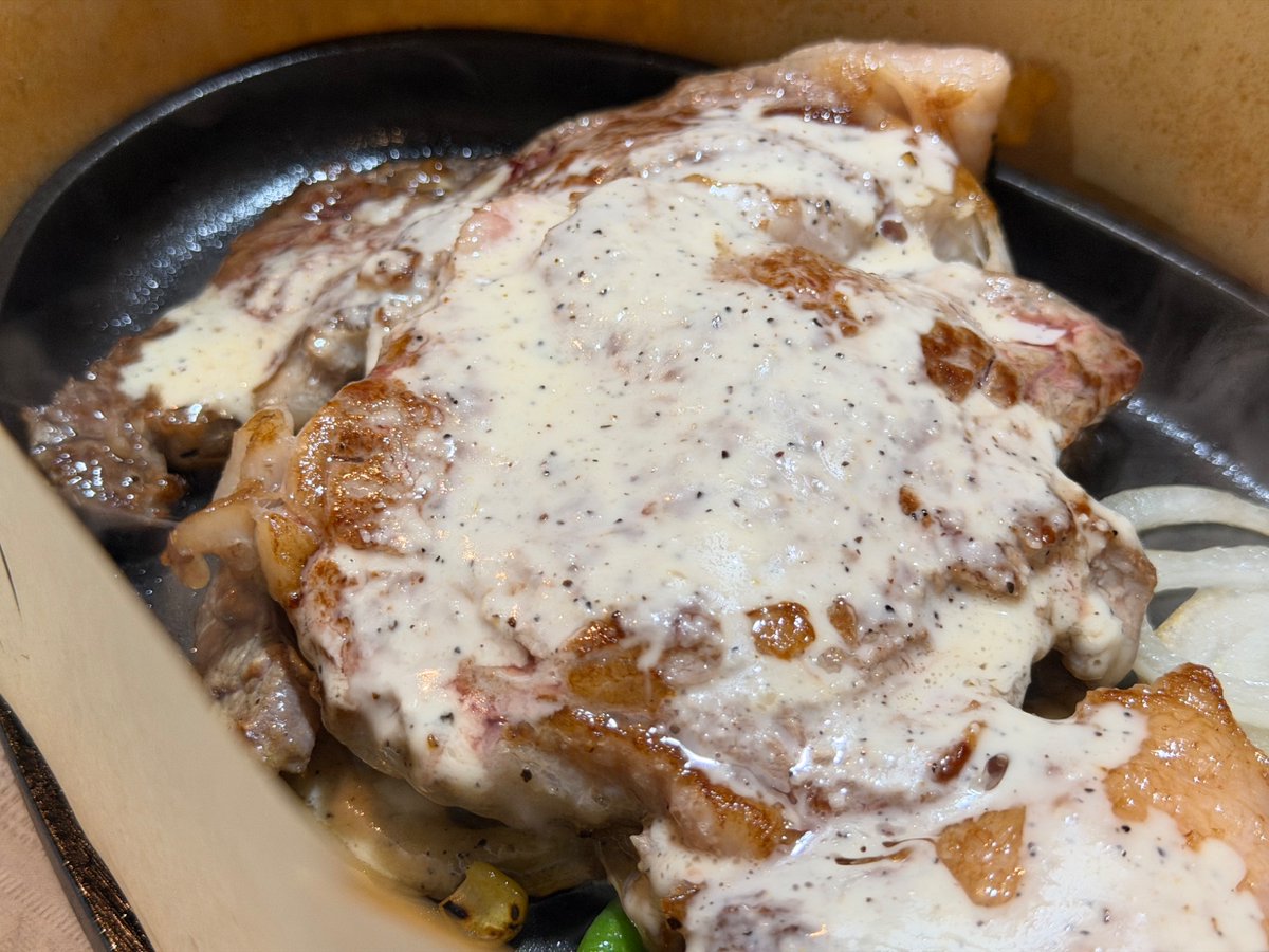 29(肉の)日、リブロース半額は魅力的！
美味しくいただきました！！

#モンスターグリル恵比寿
#肉の日 
#日常垢