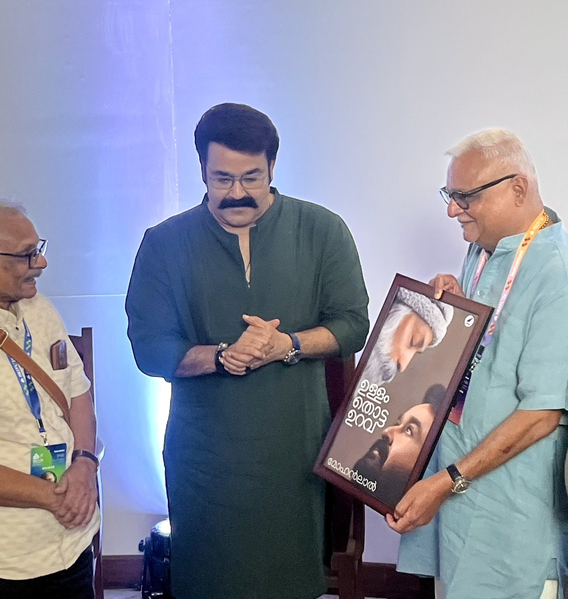 Asankar's tweet photo. Saw Mohanlal for the first time today at Mathrubhumi International Festival of Letters @mbifl2026. For his age, he looked dashing. We usually talk about Mammootty when it comes to fitness and ageless beauty, but Lal deserves some credit too. https://t.co/Y0LvRjgfcx