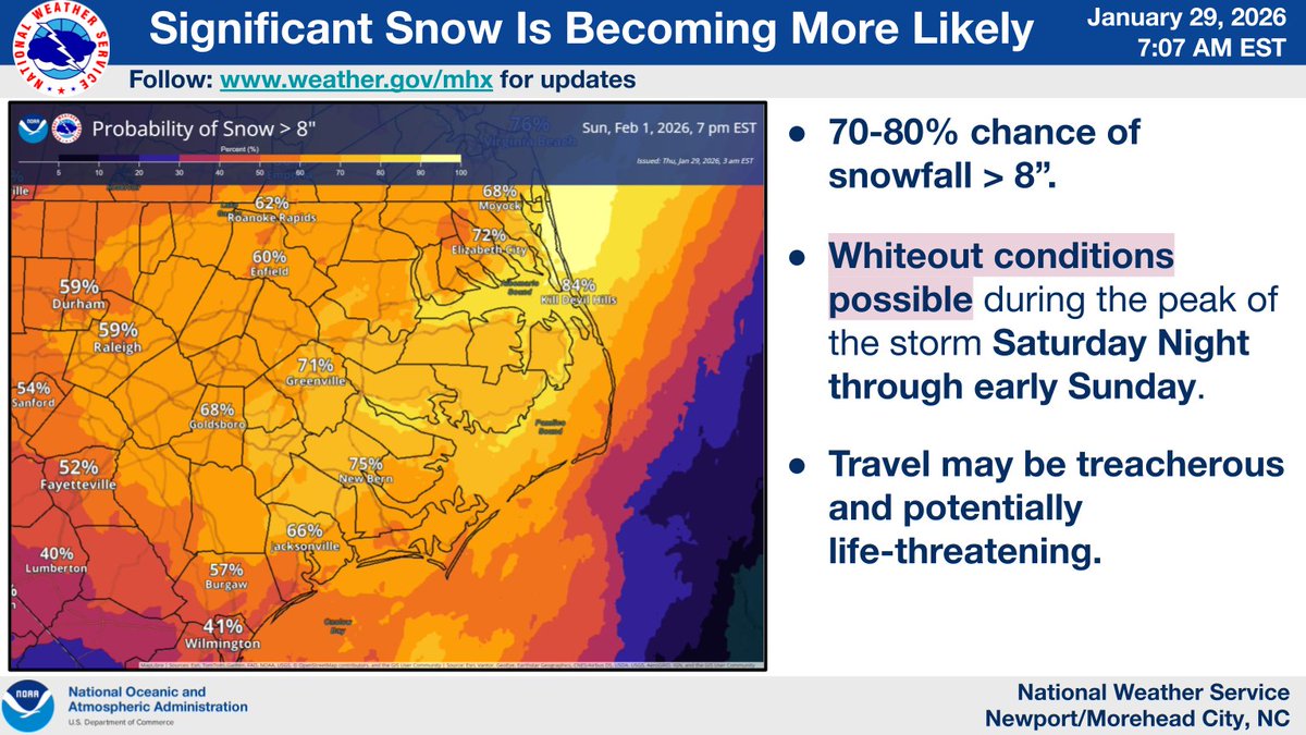 [1/29/2026 7:30 AM] 📷 Winter Storm This Weekend📷 📷For more graphics ...
