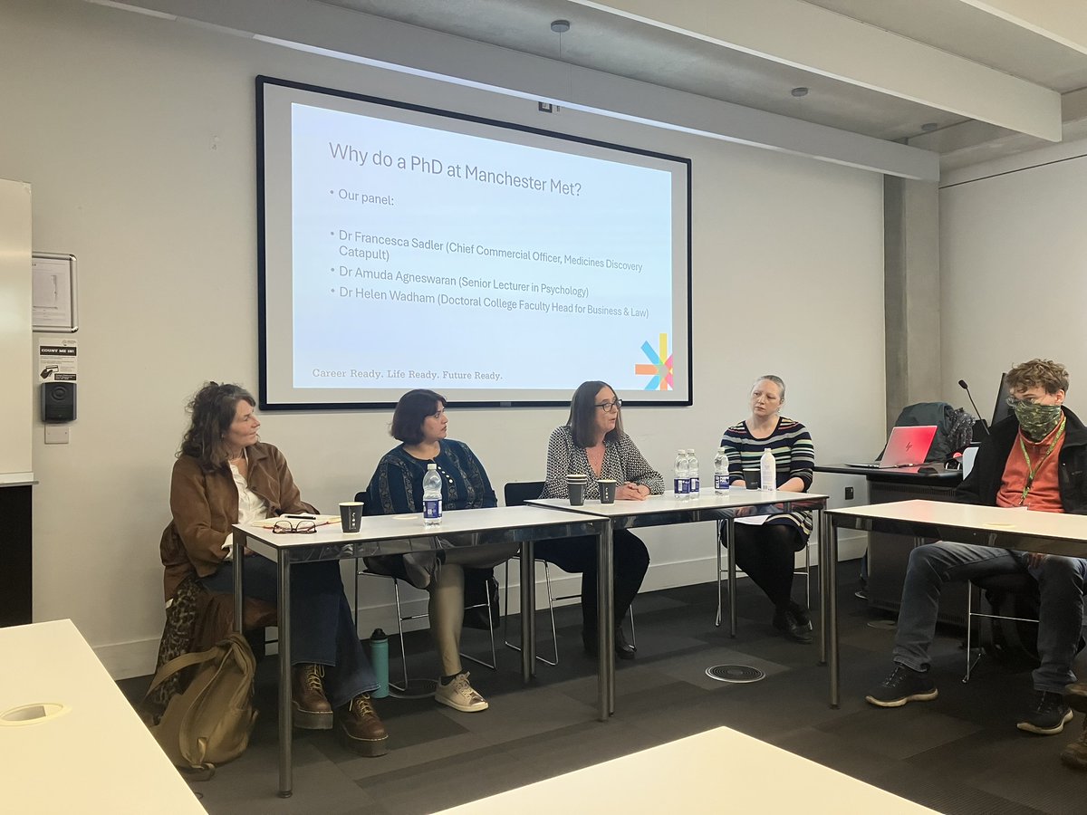 Manchester Met Doctoral College tweet media