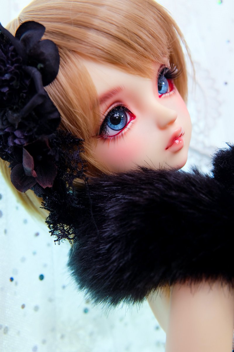 daigoro_doll's tweet image. 【メイク修行】
SDサファイアちゃんをお借りしました❤️
キュッと尖らせたようなお口がとても可愛くて！！😍大きなおめめと相まってTHE少女漫画の美少女お顔でした💓