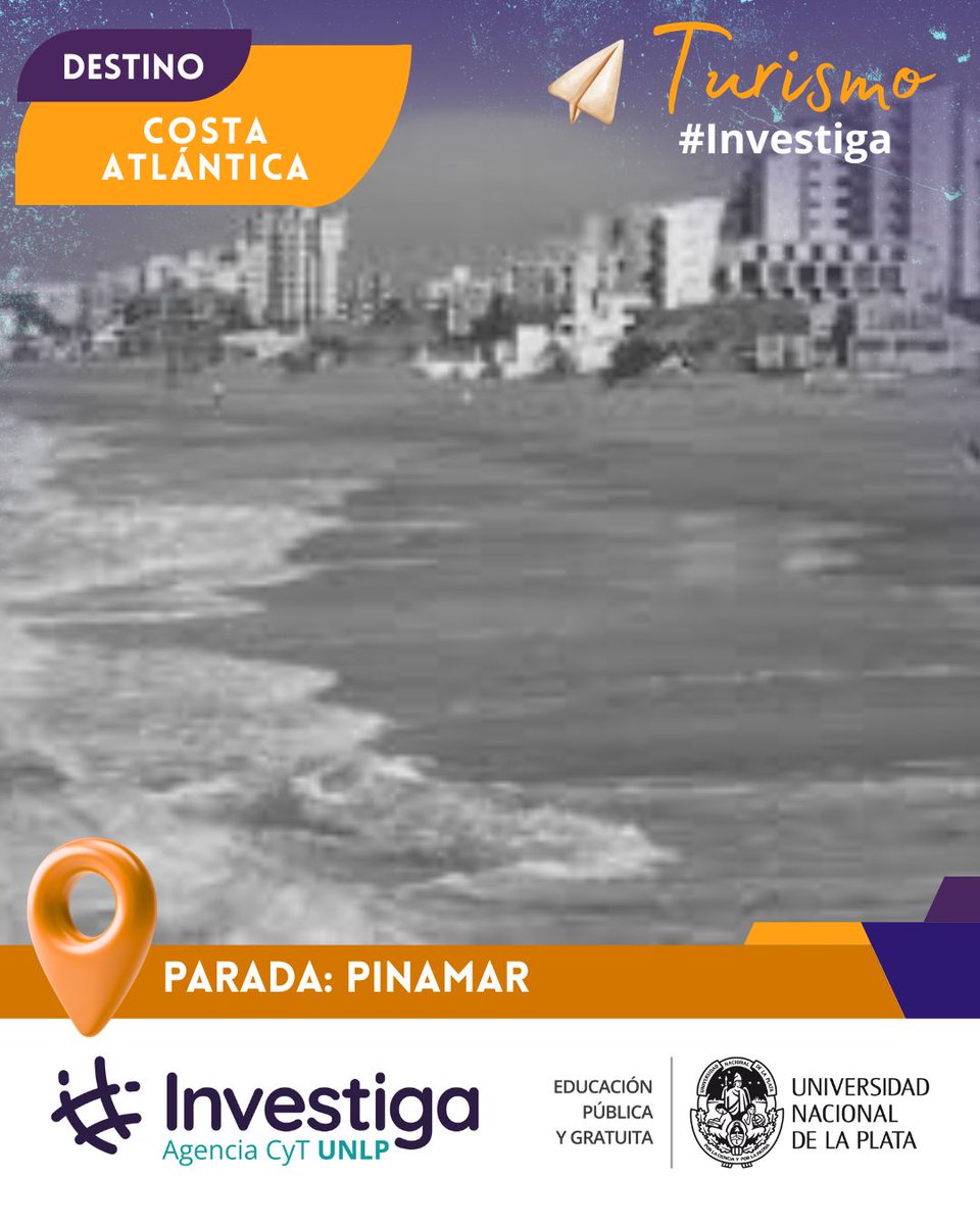 UNLPinvestiga's tweet image. #LaUNLPInvestiga  Ponete protector solar que seguimos el viaje imaginario por la Costa Atlántica, recorriendo  una selección de trabajos de investigación aplicada de Licenciados en Turismo de la UNLP 🏖️  

🌊🌊🌊 Hoy: Pinamar