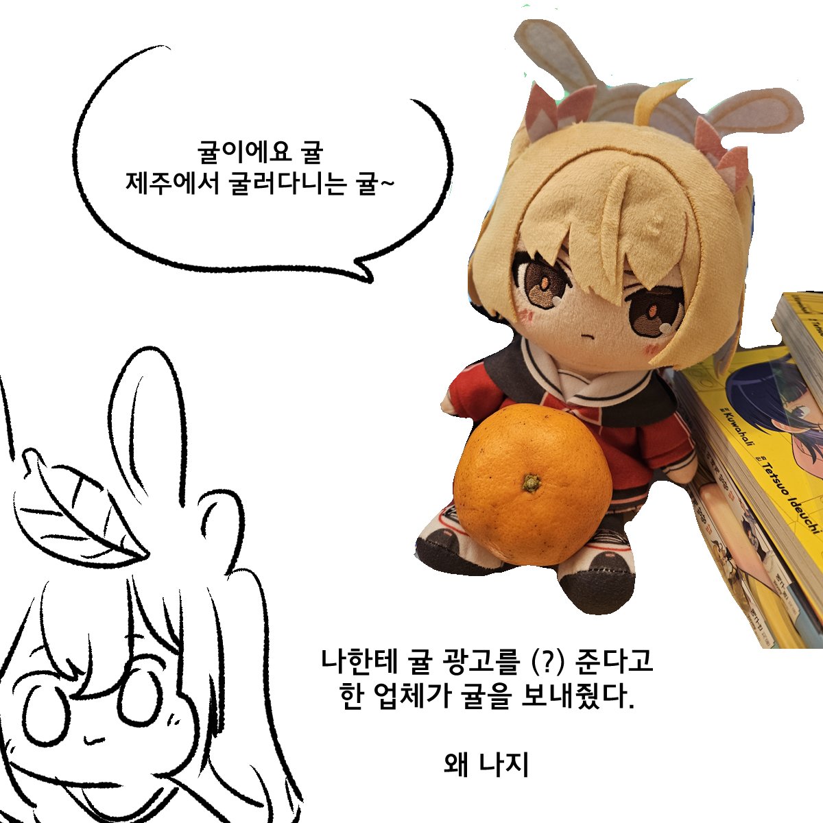 _weaselrabbit's tweet image. 귤 미스테리 사건